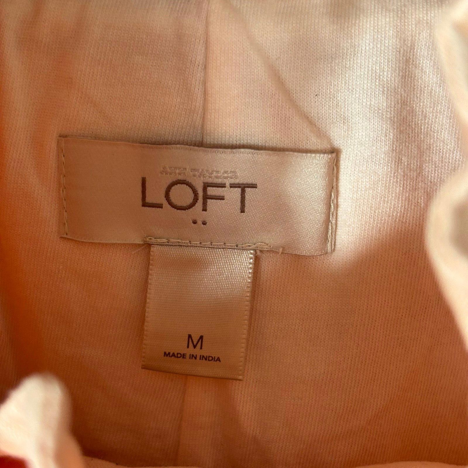 Other LOFT Women's Medium Peach Lightweight Utility Jacket Size M / US 6-8 / IT 42-44 - 4 Thumbnail