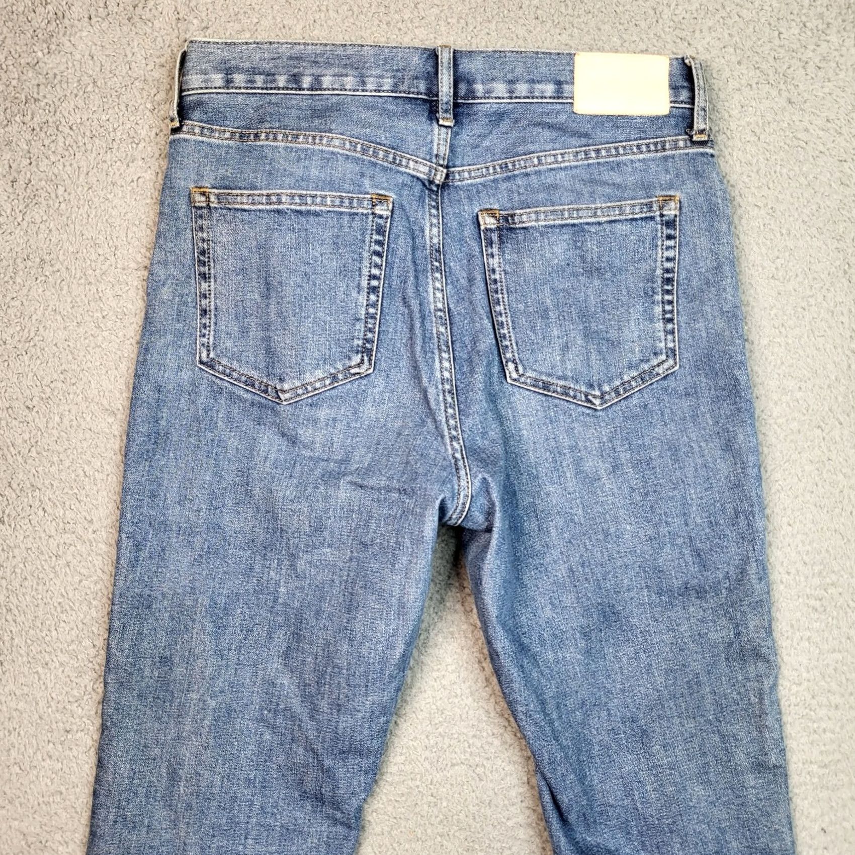 Everlane Everlane Jeans The High Rise Skinny Ankle Size 28 Women's Blue Cotton/spandex Denim Regular Slim Fit Comfort Casual Modern 28 Womens Jeans Size 28" / US 6 / IT 42 - 4 Thumbnail
