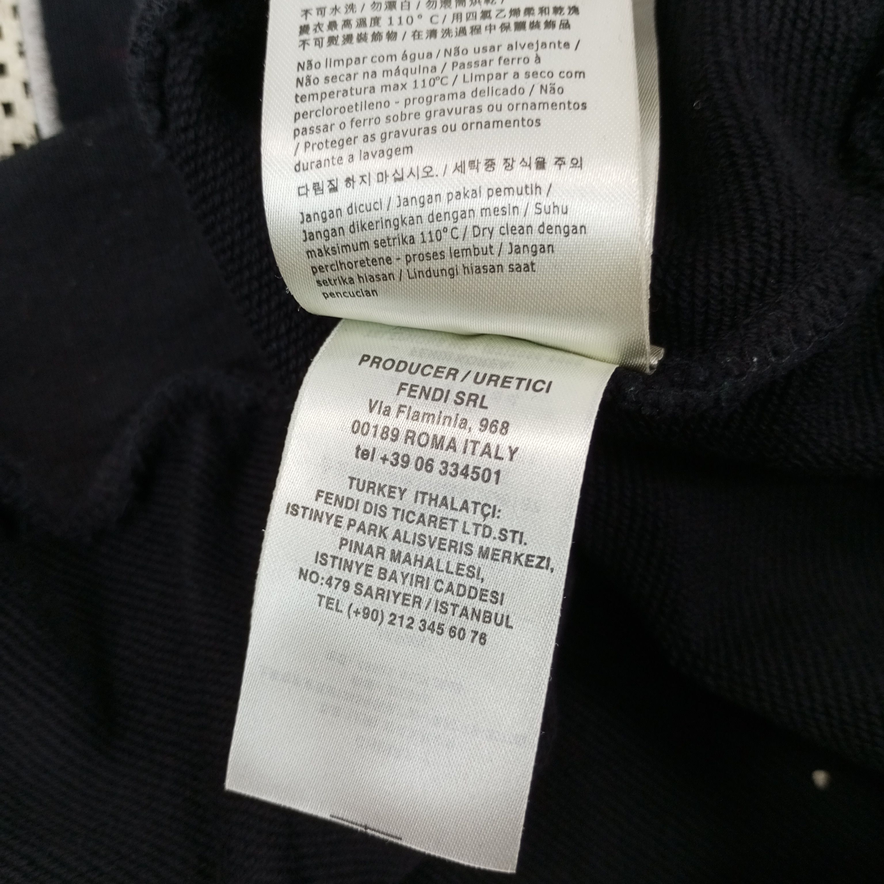 Vintage Fendi Spellout Design Sweatshirt c234n25 Size US L / EU 52-54 / 3 - 13 Thumbnail