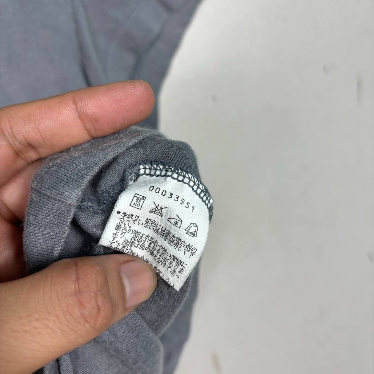 agnes b. Vintage Agnès b. Paris Grey Tee Size 1 Minimalist Chic Size US S / EU 44-46 / 1 - 5 Thumbnail