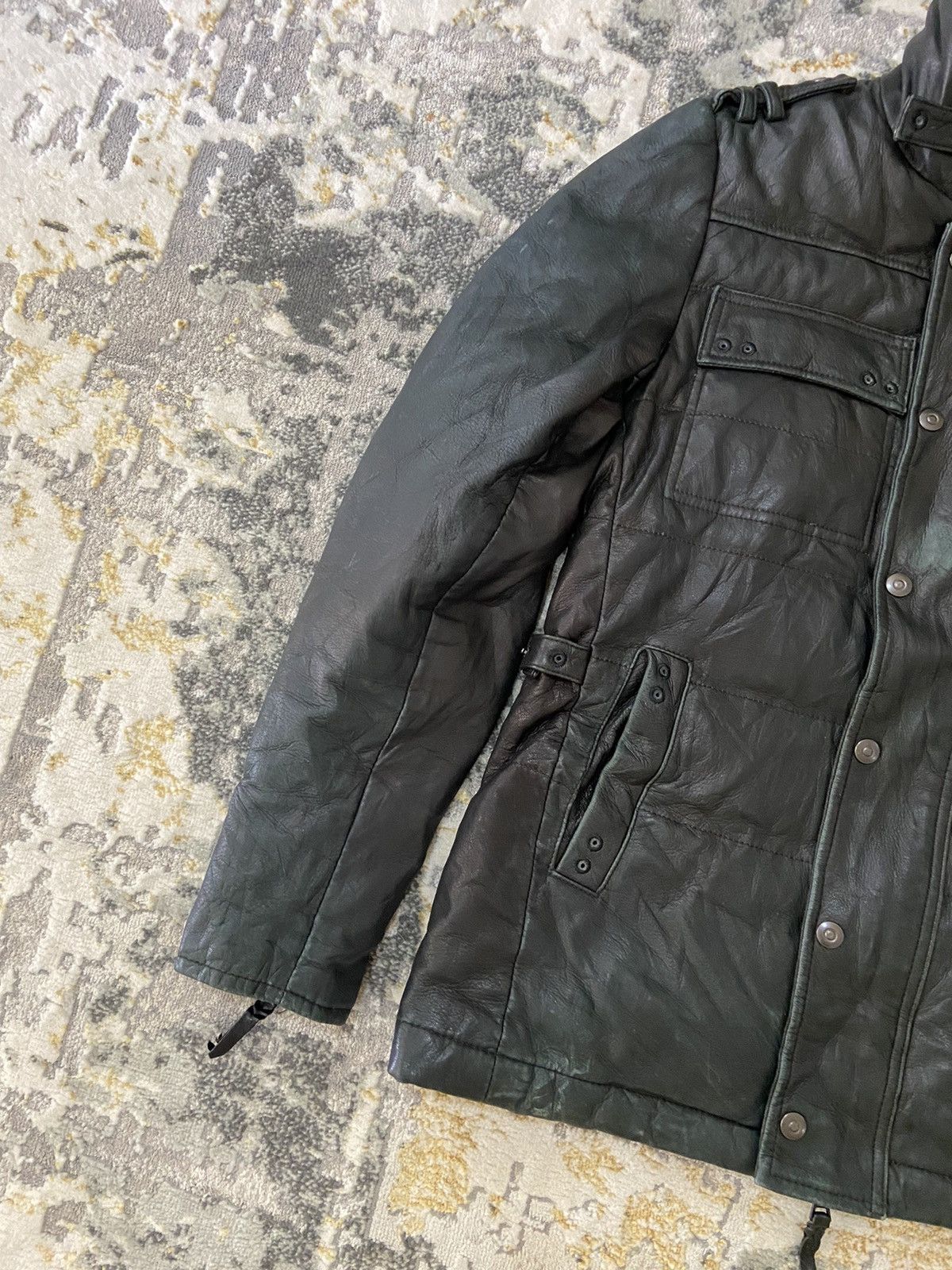 Leather × Mastermind Japan × Roen CRAZY RARE ROEN MASTERMIND BIKER LEATHER JACKET Size US S / EU 44-46 / 1 - 5 Thumbnail