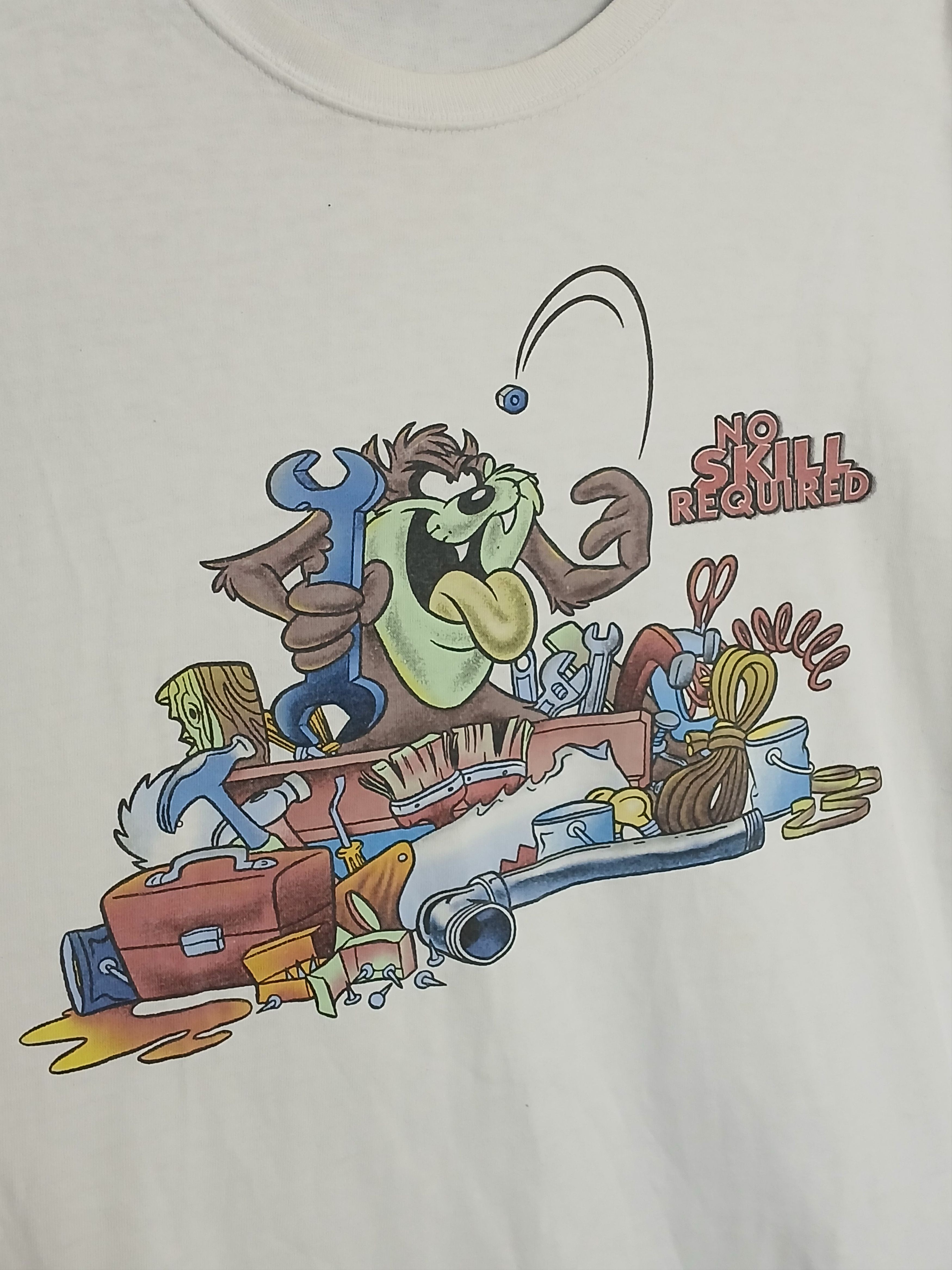 Cartoon Network × Vintage Vintage Looney Tunes Taz Single Stitch T-Shirt Size US XL / EU 56 / 4 - 3 Thumbnail