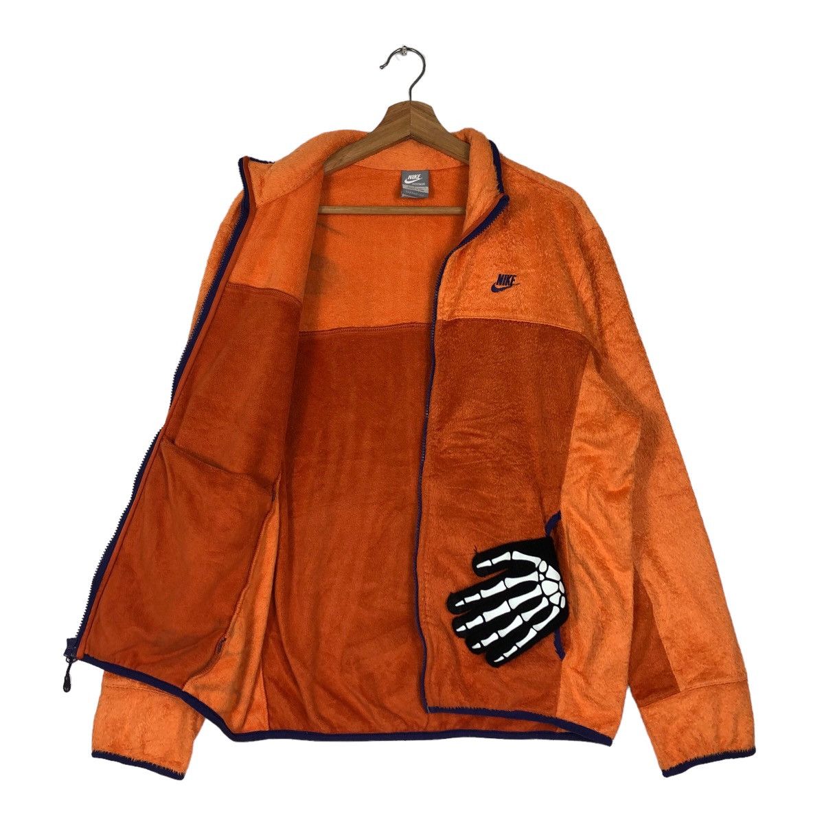 Nike 🔥VINTAGE NIKE SPORTSWEAR FLEECE JACKET RARE COLOUR DESIGN Size US L / EU 52-54 / 3 - 9 Thumbnail