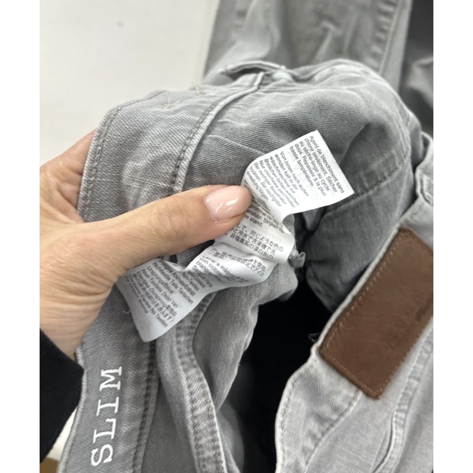 Madewell Madewell Jeans Men’s 29x32 Grey Denim Slim Athletic Slim Zip Button Logo Straight Preppy Classic Mens Size US 29 - 6 Thumbnail