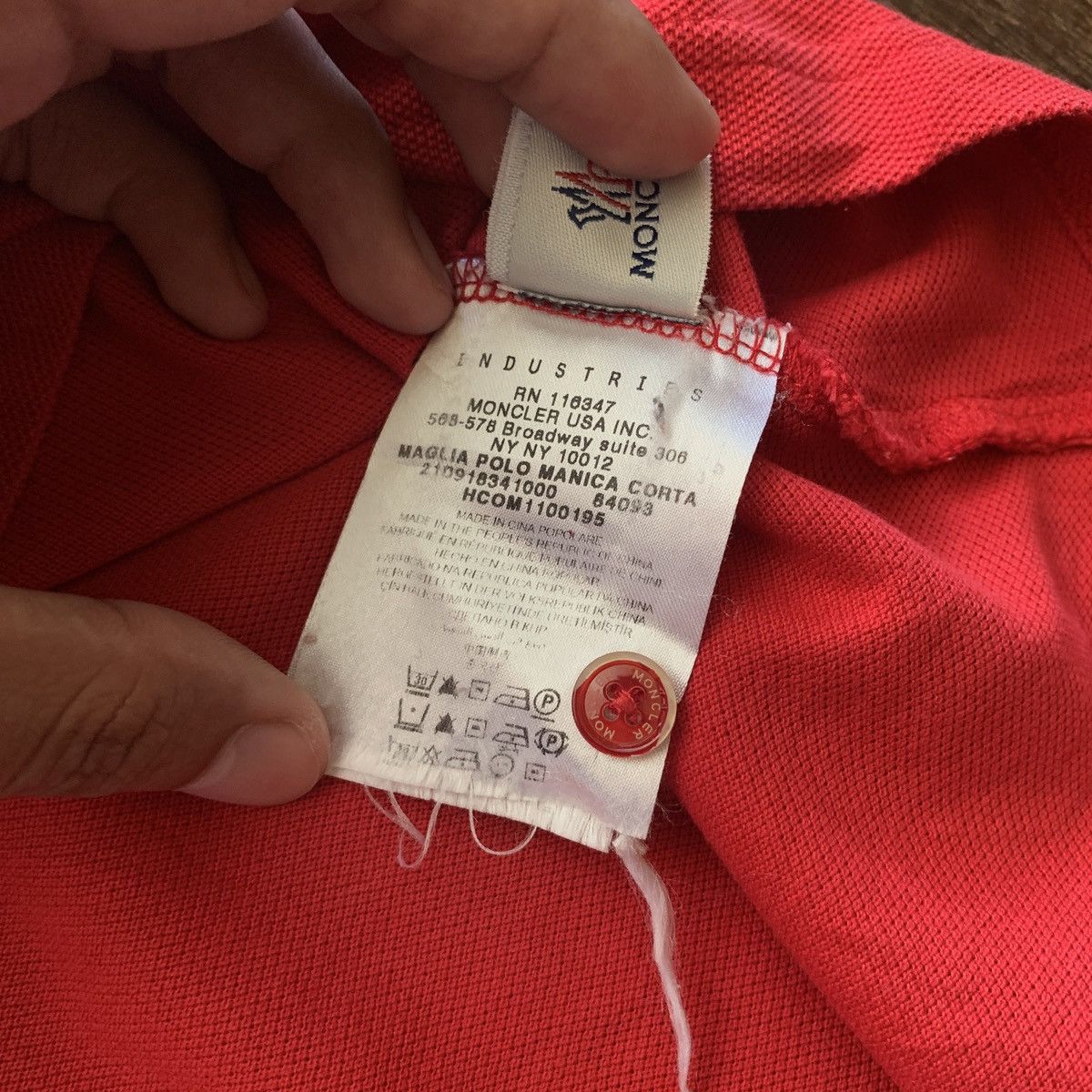 Moncler Moncler Polo Shirt Size US XL / EU 56 / 4 - 8 Thumbnail