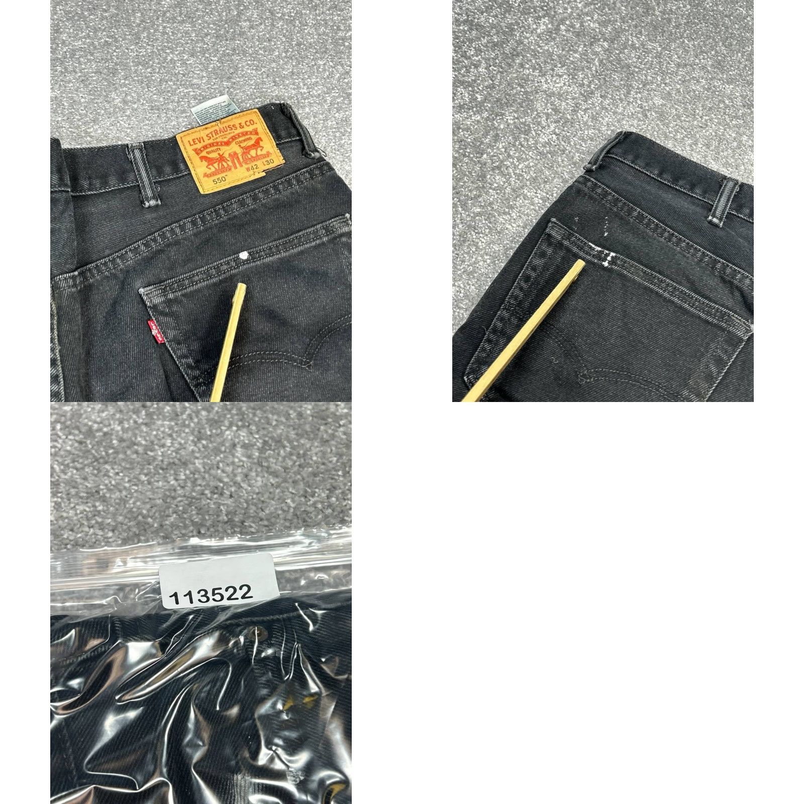 Levi's Levi's 550 Jeans Men Relaxed Straight 42 Blue Denim Cotton High Rise 40x29 Vintage: No 5-Pocket Style City Preppy Size US 42 / EU 58 - 11 Thumbnail