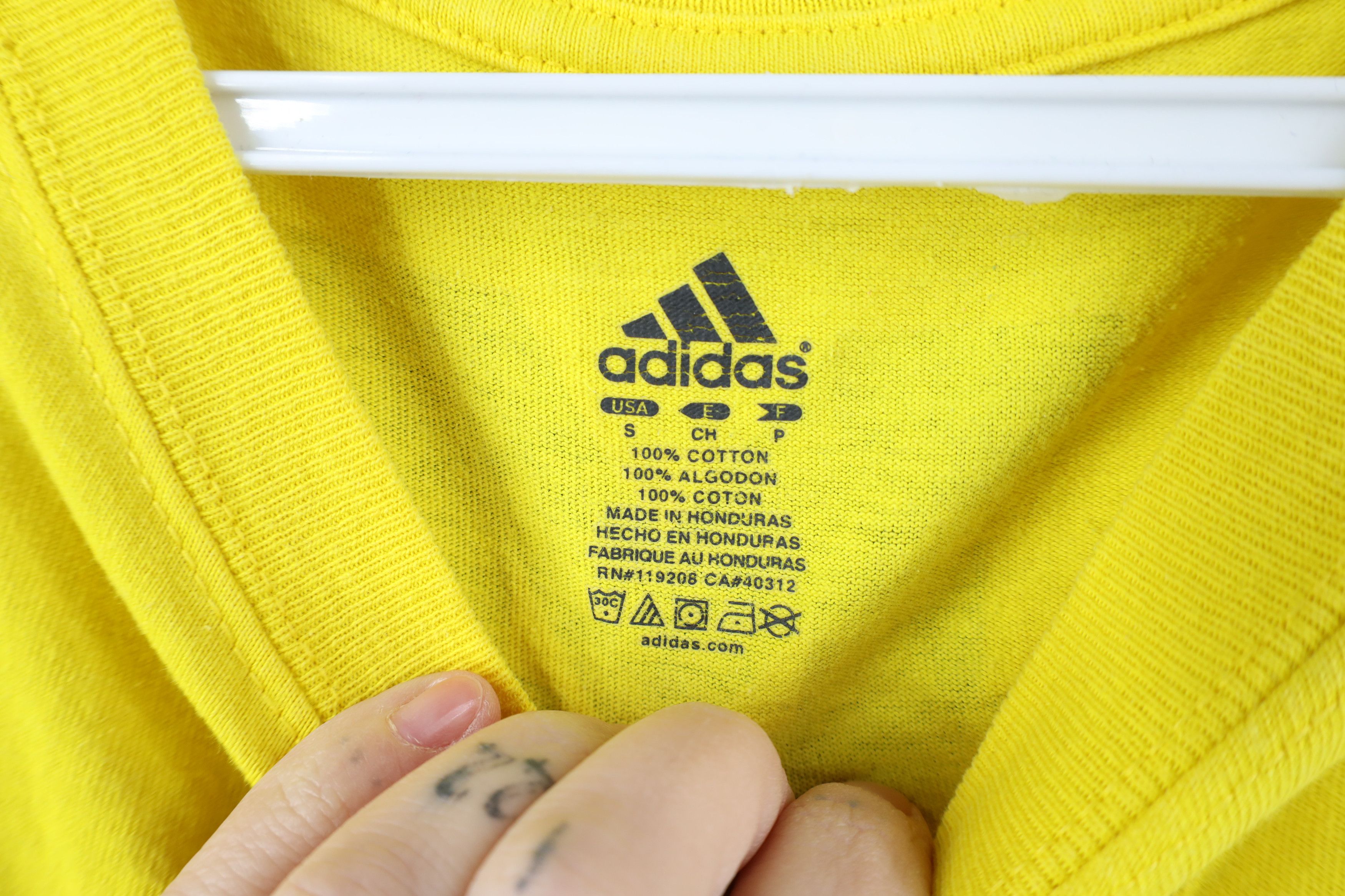 Adidas Adidas University of Michigan Football T-Shirt Maize Cotton Size US S / EU 44-46 / 1 - 9 Thumbnail