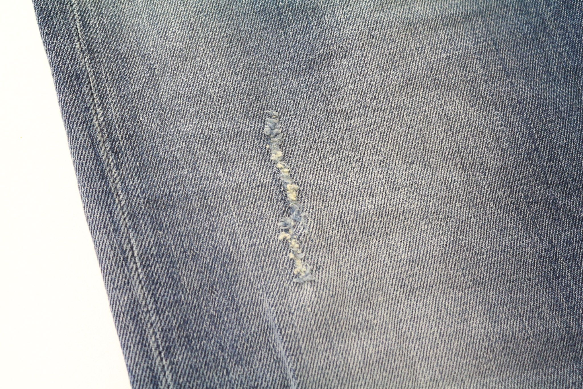 Takeshy Kurosawa TK75 W30 Blue Slim Stretch Distress Jeans 76026 Size US 30 / EU 46 - 9 Thumbnail