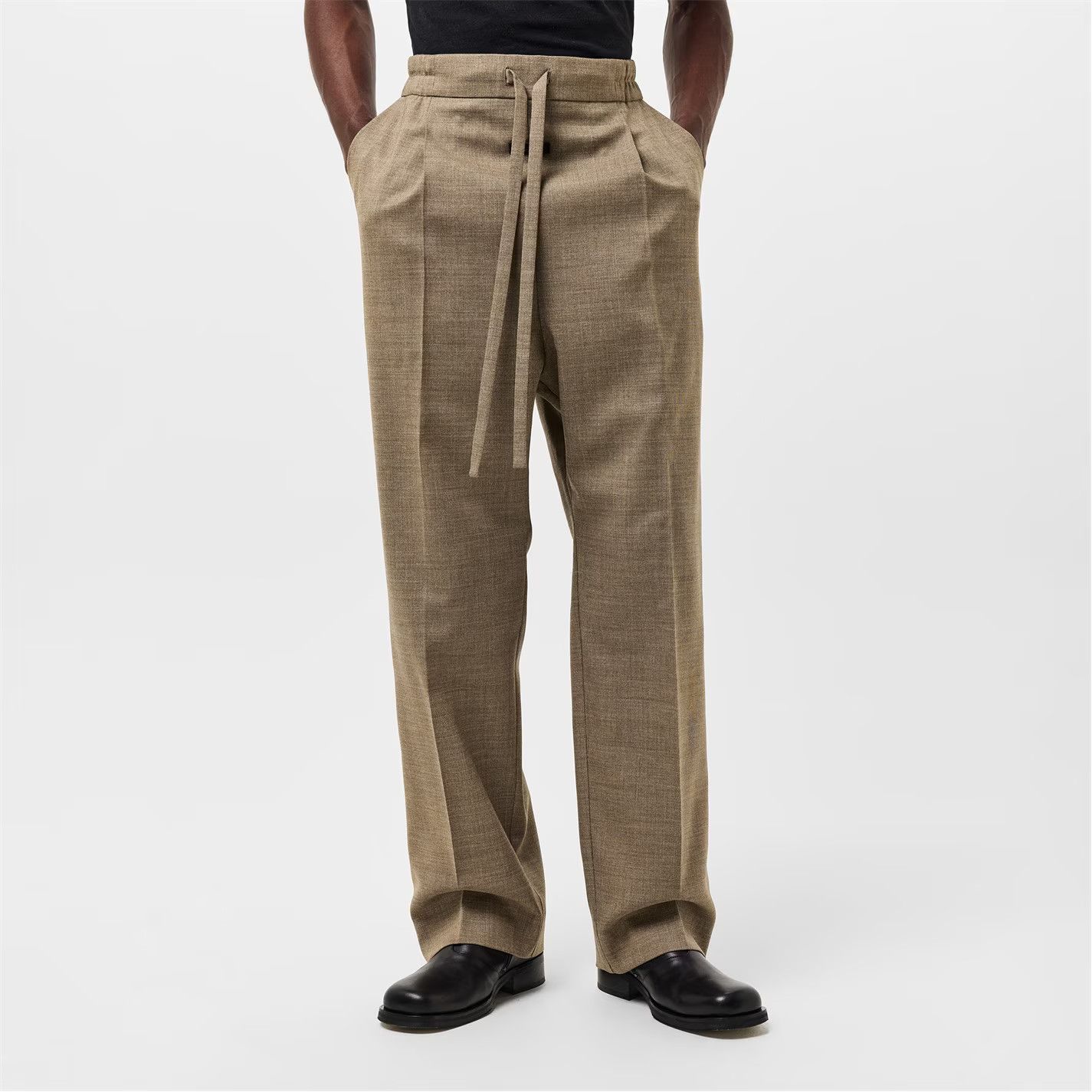 Fear of God o1g2r1mq0426 Straight Leg Trousers in Camel Size US 34 / EU 50 - 3 Thumbnail