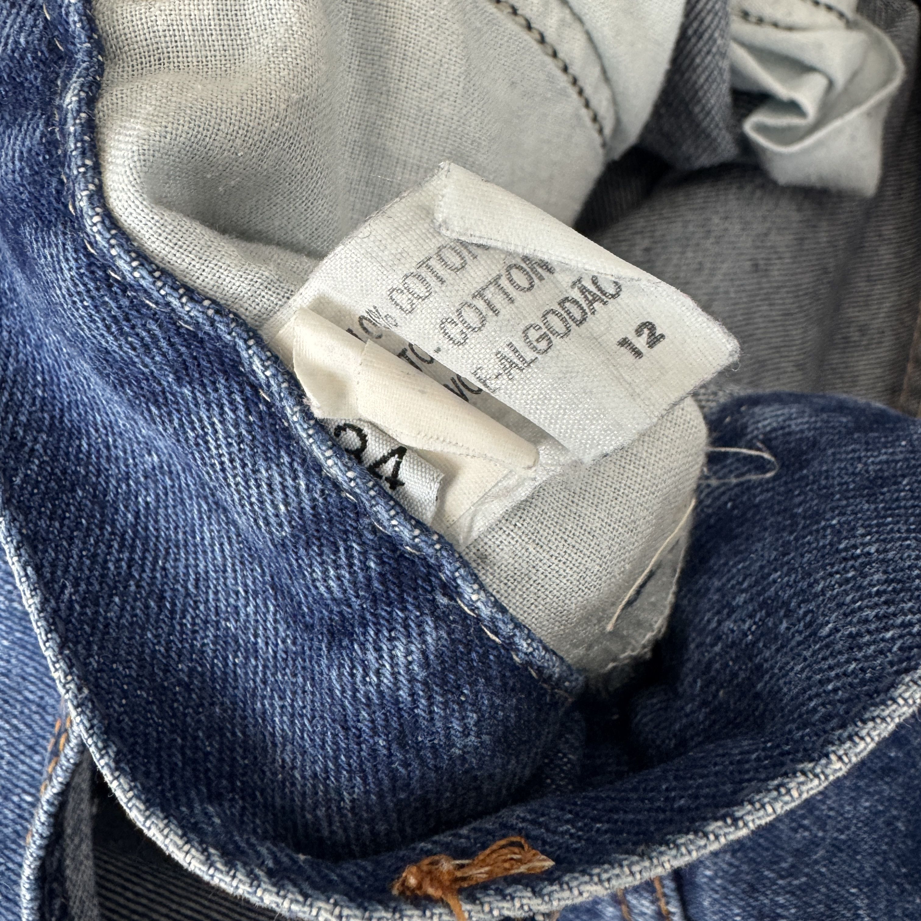 Valentino × Vintage Vintage Valentino Women's Crop Jeans Size 28" / US 6 / IT 42 - 12 Thumbnail