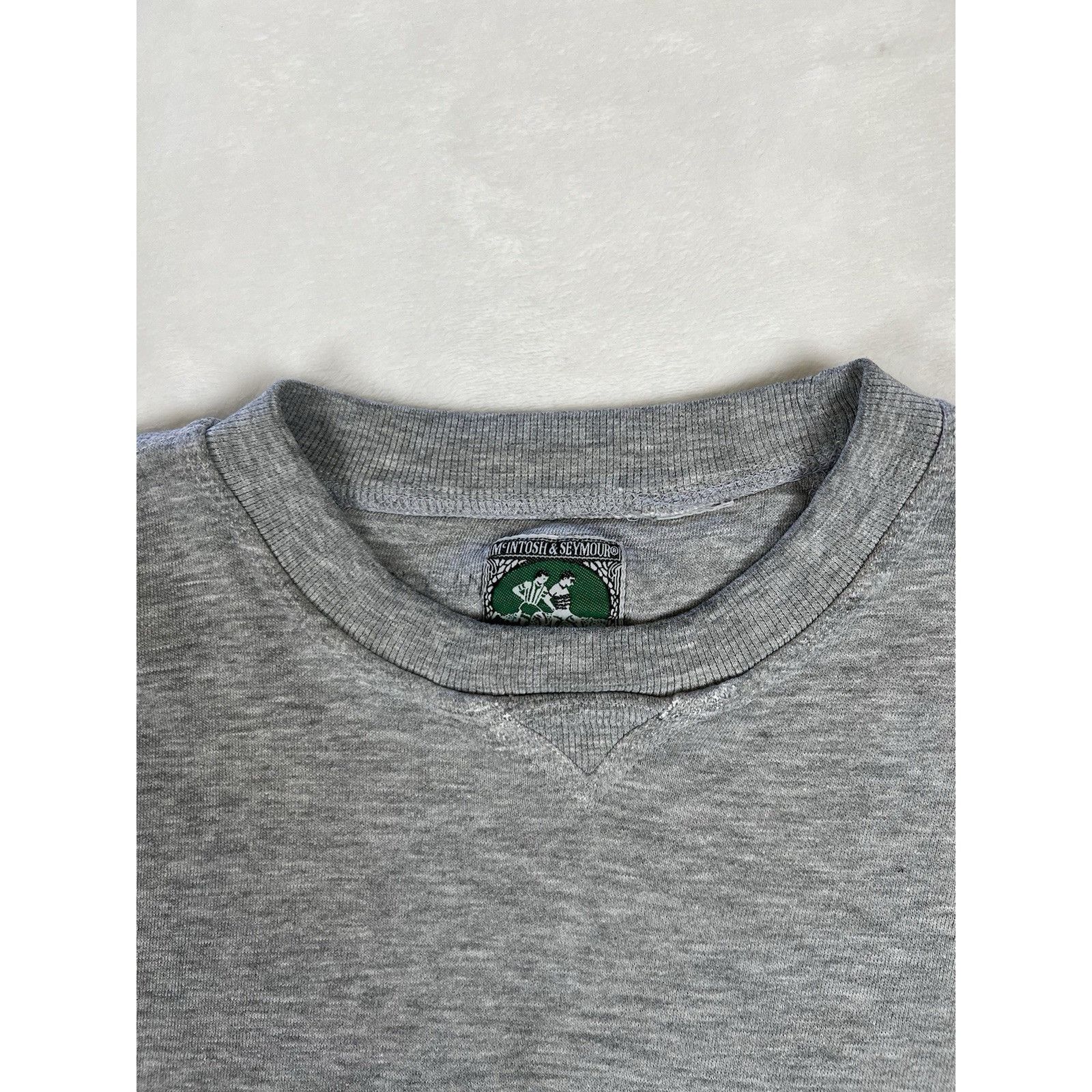 Vintage McIntosh & Seymour Rugby Soccer Men Size XL Crewneck Gray Sw Size US XL / EU 56 / 4 - 3 Thumbnail