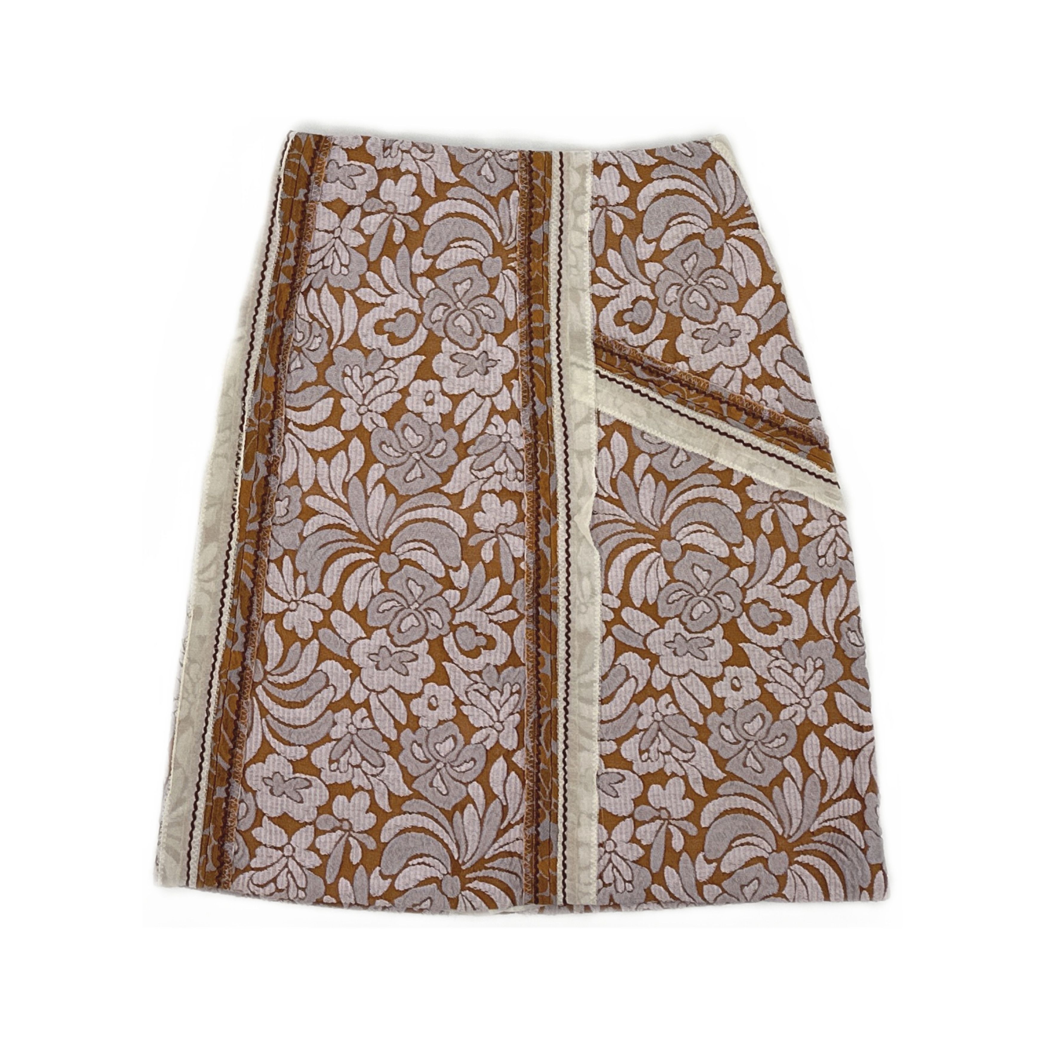 Prada Prada Floral Jacquard Skirt Size 38 Size 26" / US 2 / IT 38 - 1 Thumbnail
