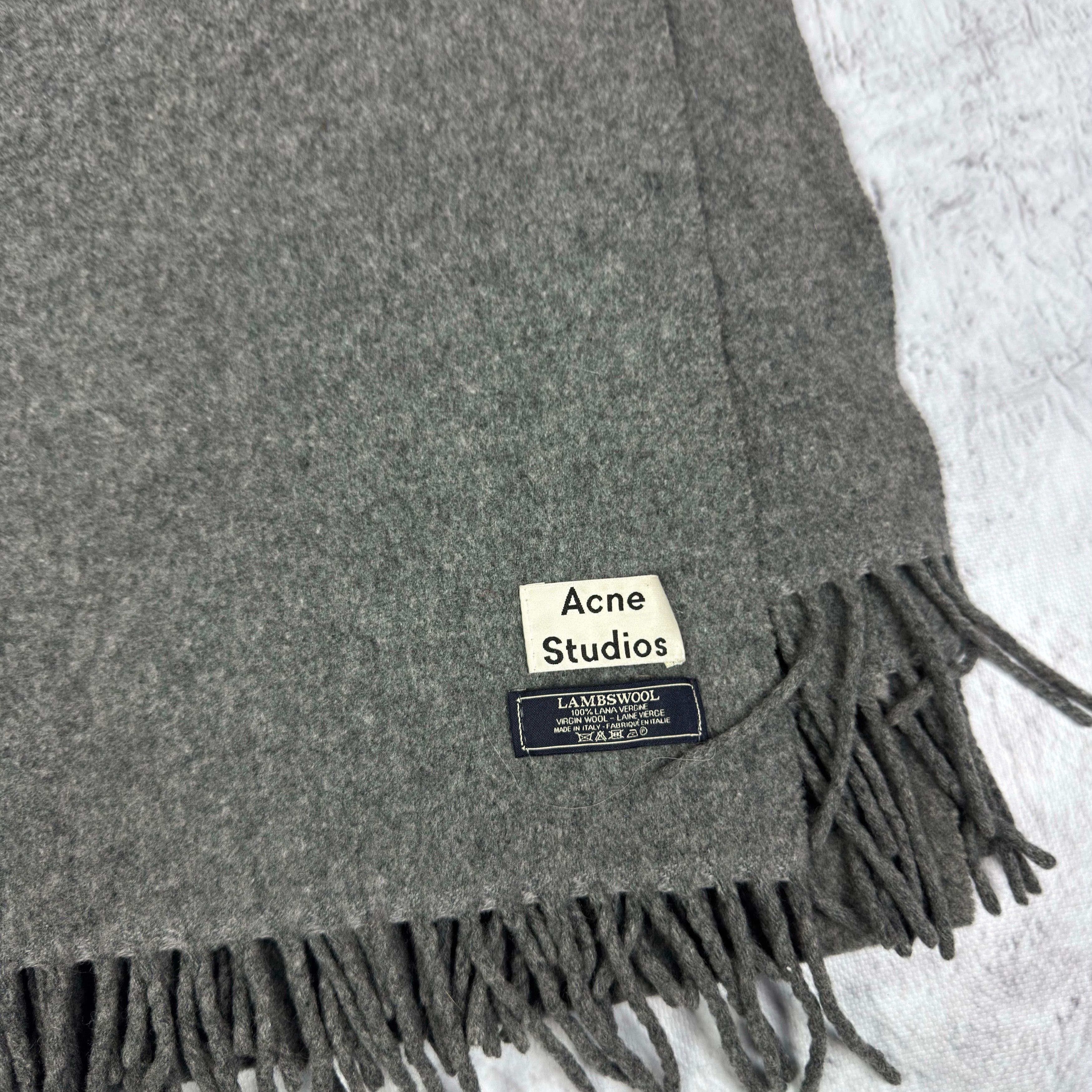 Acne Studios Acne Studios Women's Lambswool Fringed Rectangular Scarf Size ONE SIZE - 3 Thumbnail