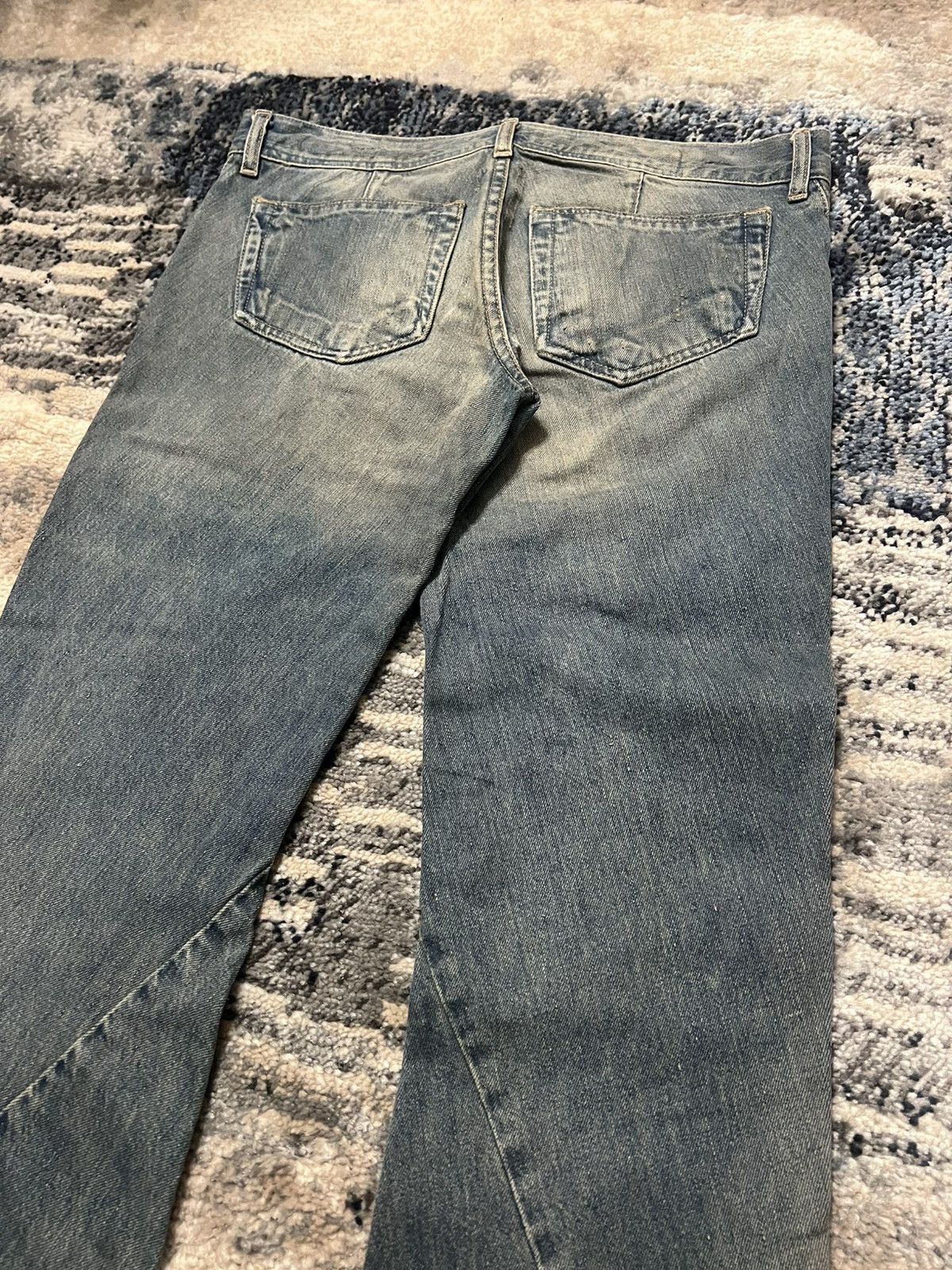 Rick Owens Olmar and Mirta FW07 Mudwash Delave Dust Spiral Denim Size US 30 / EU 46 - 4 Thumbnail