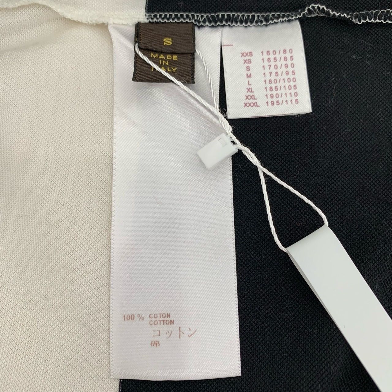 Louis Vuitton Louis Vuitton Logo-Printed Round-Neck Black and White Strip Size US S / EU 44-46 / 1 - 4 Thumbnail