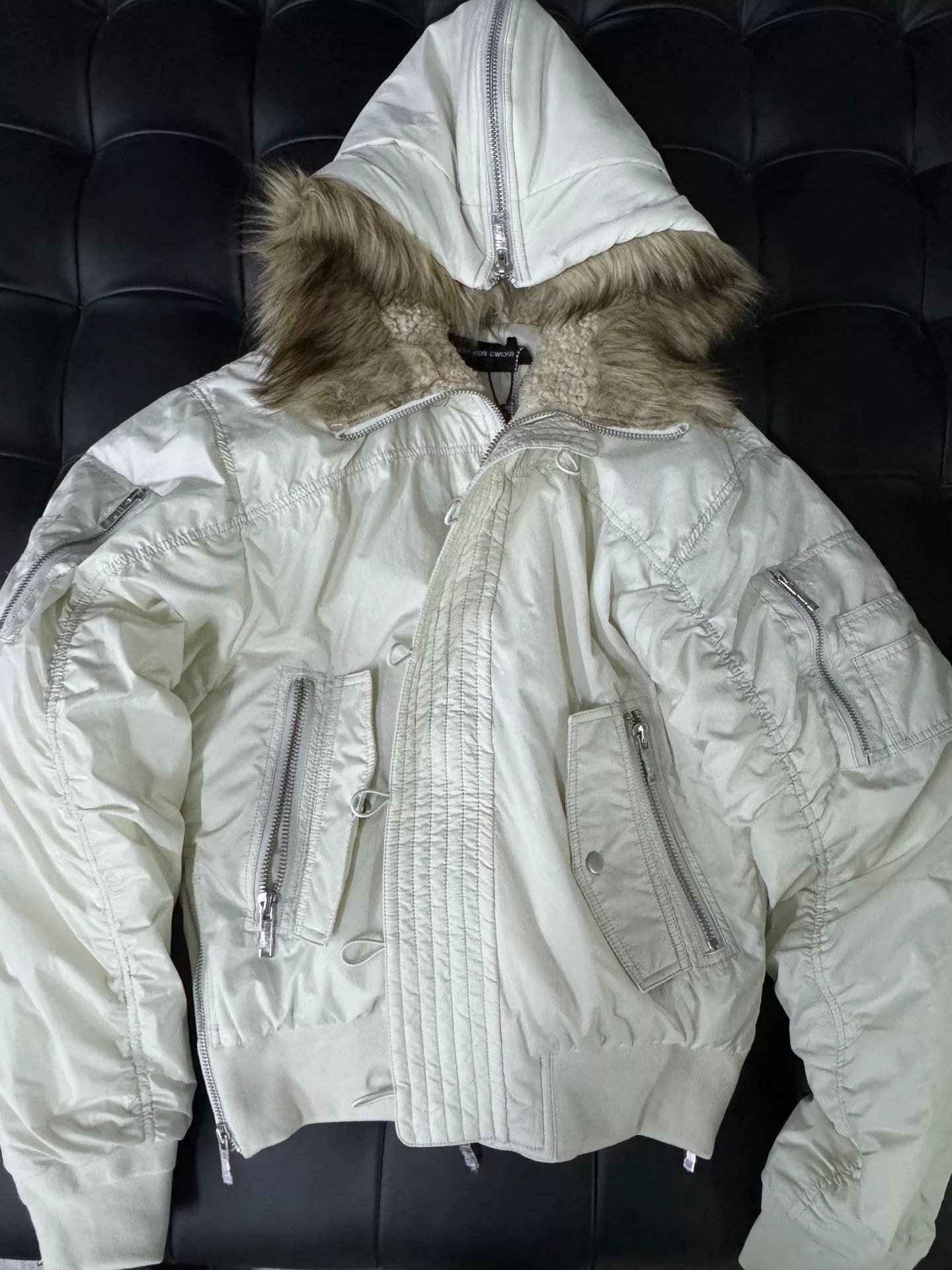 Racer Worldwide Racer worldwide skeepskin jacket | Grailed