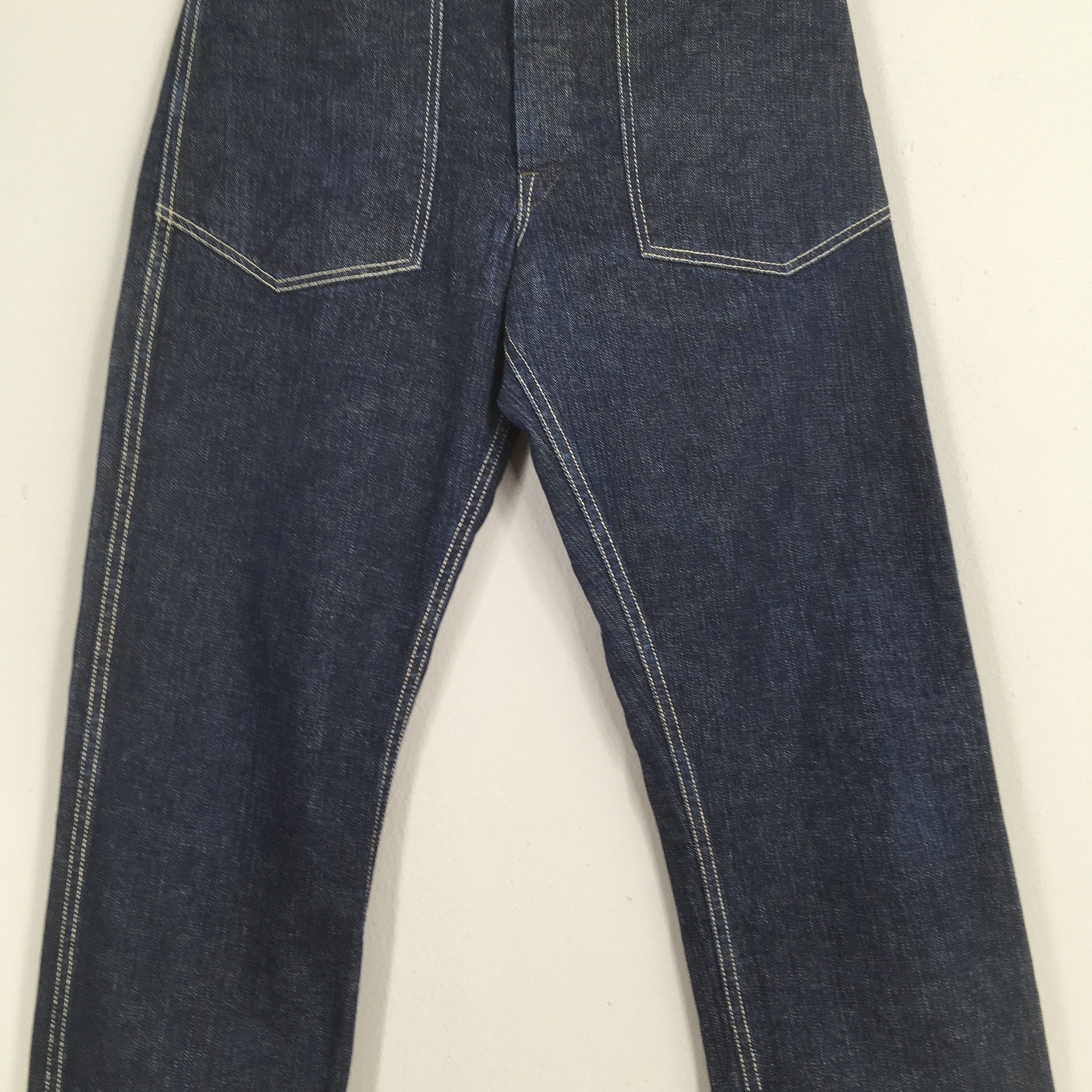Evisu Size 29x28 Vintage 90s Evisu Daicock Japan Navy Denim S561 Size US 29 - 3 Thumbnail