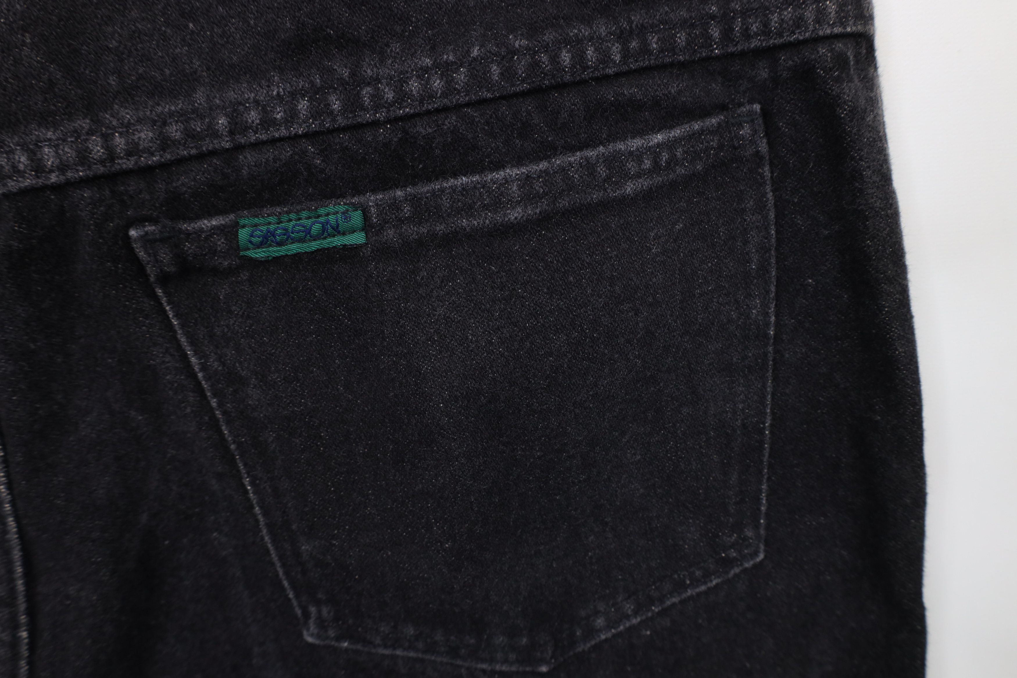 Vintage Vintage 90s Streetwear Relaxed Tapered Leg Denim Jeans Black Size US 36 / EU 52 - 13 Thumbnail