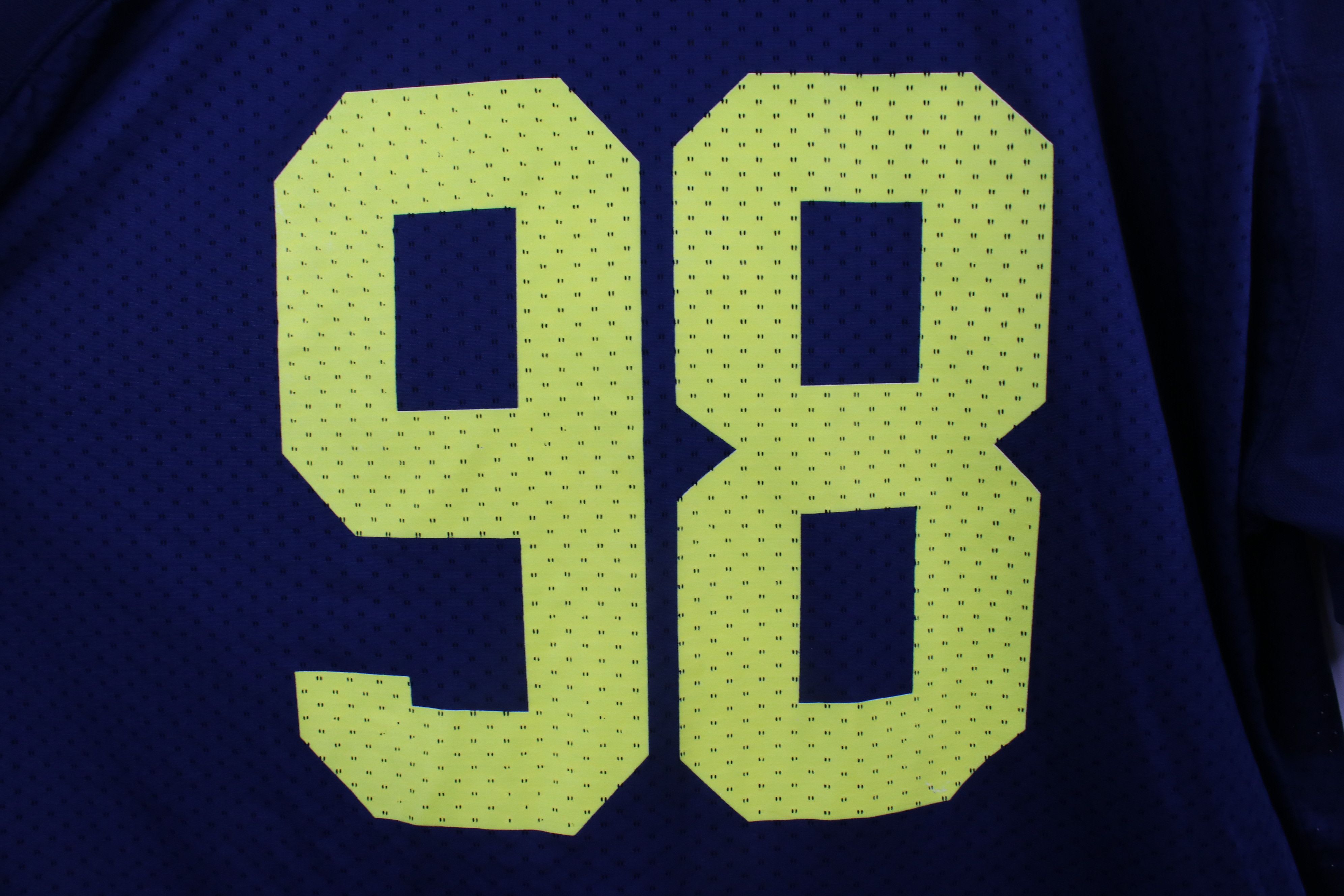 Adidas Adidas University of Michigan Football Jersey Blue #98 Size US XXL / EU 58 / 5 - 12 Thumbnail