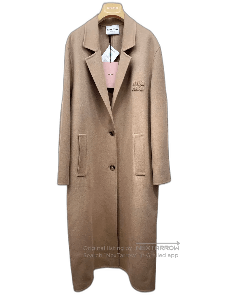 Miu Miu Miu Miu Wool Cashmere Overcoat Autumn Winter. Size US M / EU 48-50 / 2 - 1 Thumbnail
