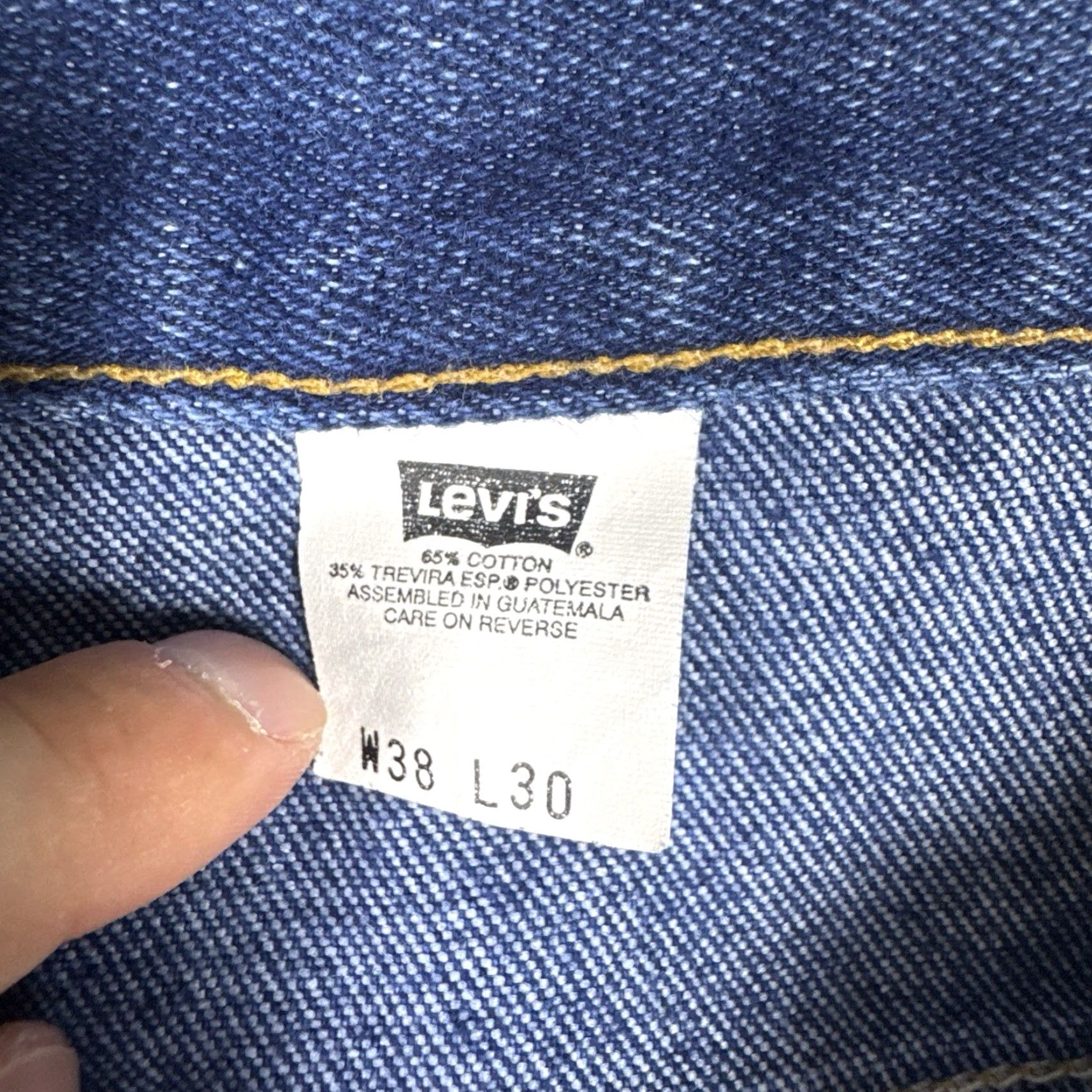 Levi's VINTAGE Levi's 517 Jeans Mens 36x28 Bootcut Denim Blue 90s Western USA Jeans Mens Size US 38 / EU 54 - 2 Thumbnail
