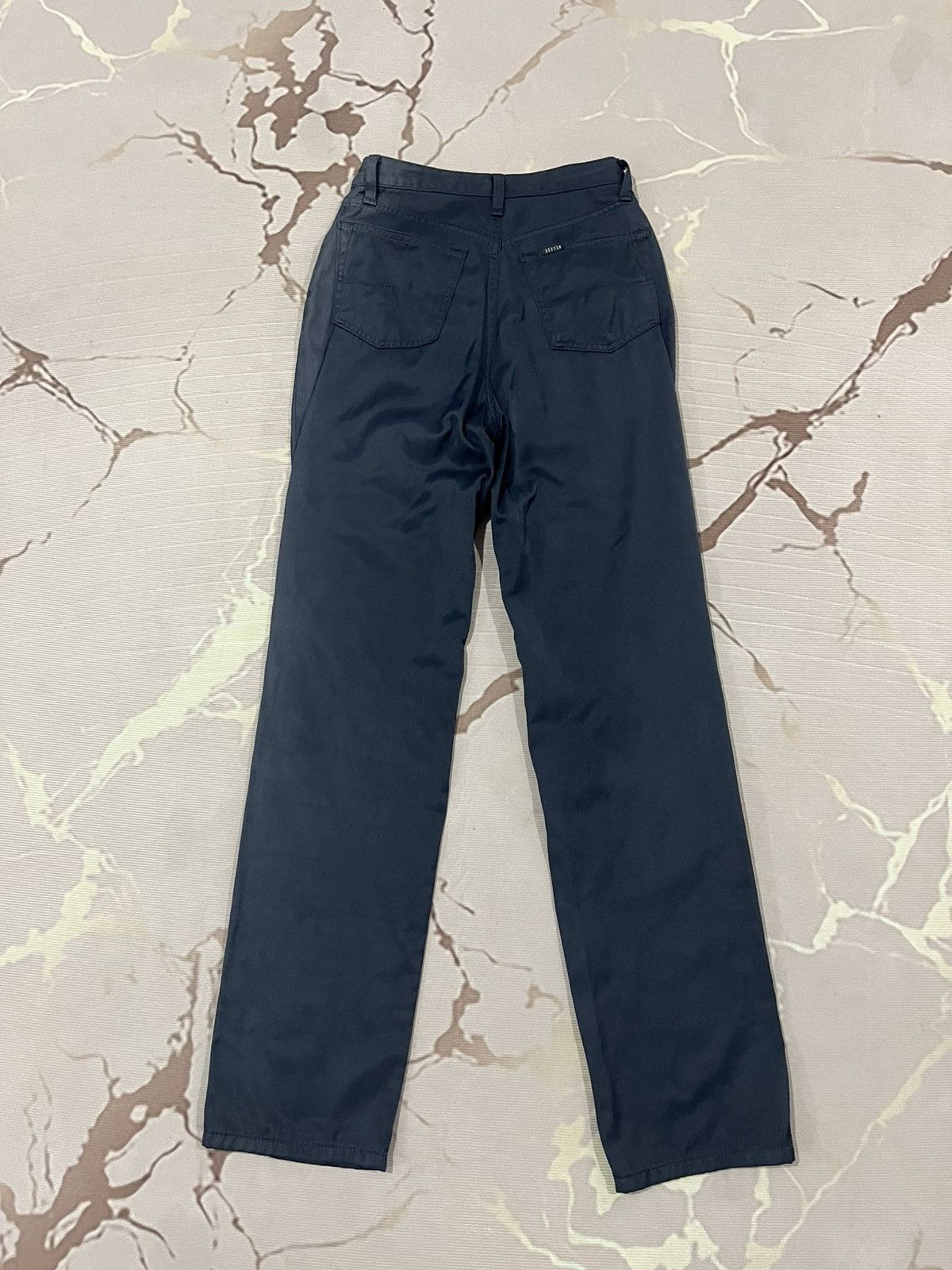 Japanese Brand Bobson Women Nylon Blend Pants Straight Minimal Fit Size 24" / US 00 / IT 34 - 8 Thumbnail