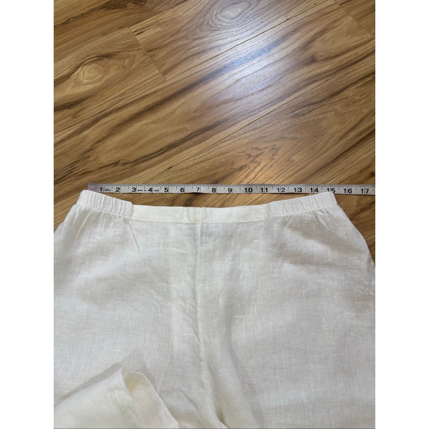 FLAX Flax linen white relax fit pants size M Size 30" / US 8 / IT 44 - 7 Thumbnail