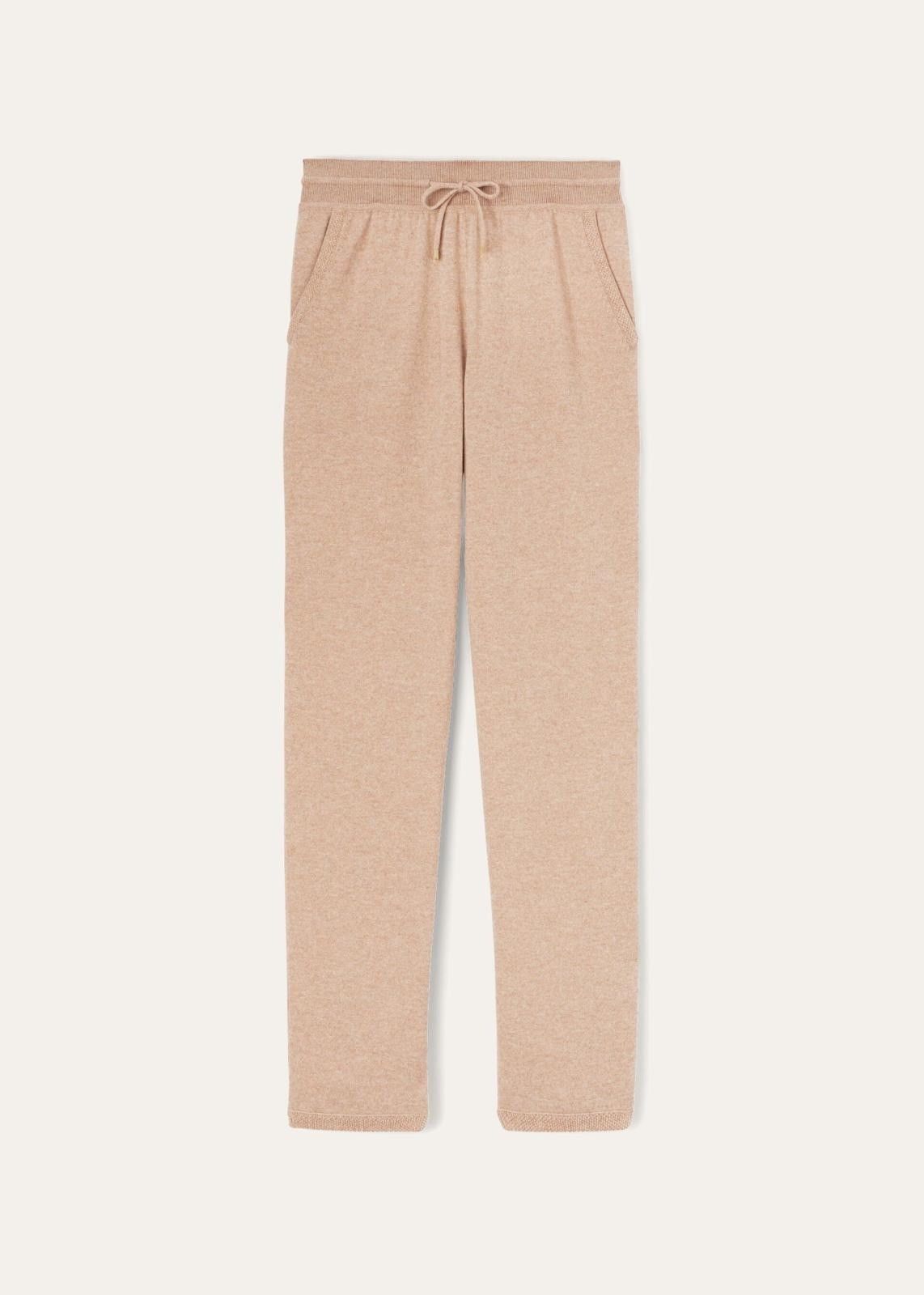o1srvl11e0824 Merano Boucle Pants in Light Pink
