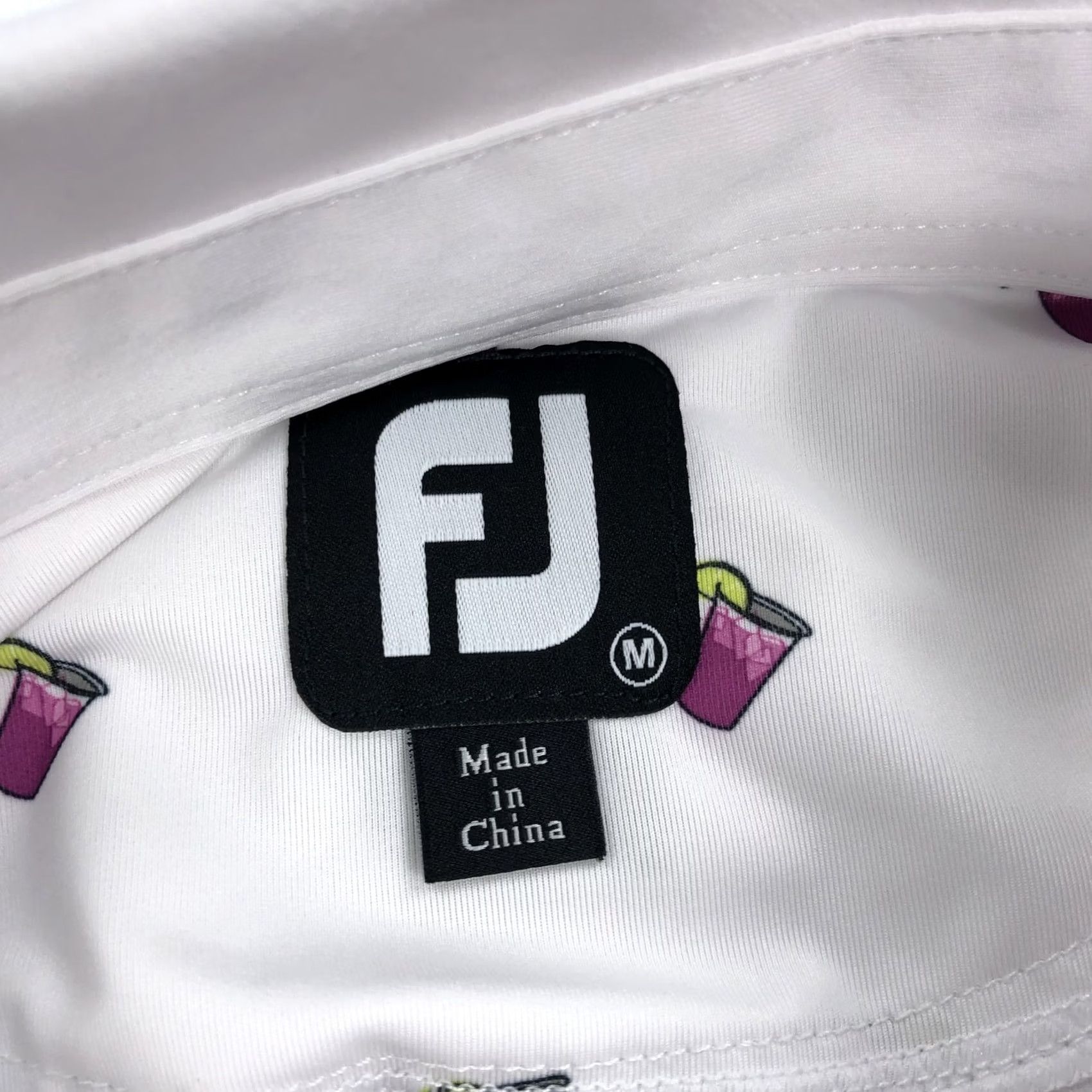Footjoy FootJoy FJ Mens Medium Purple Drink Performance Golf Polo Shirt Shirt Polo Mens Golf Activewear Short Sleeve Breathable Moisture Wicking Size US M / EU 48-50 / 2 - 4 Thumbnail