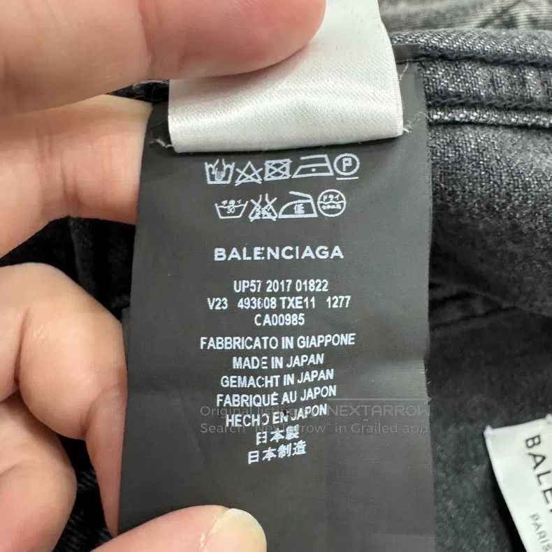 Balenciaga Balenciaga Barrage Printed Denim Jacket Size XXS / US 00 / IT 34 - 3 Thumbnail