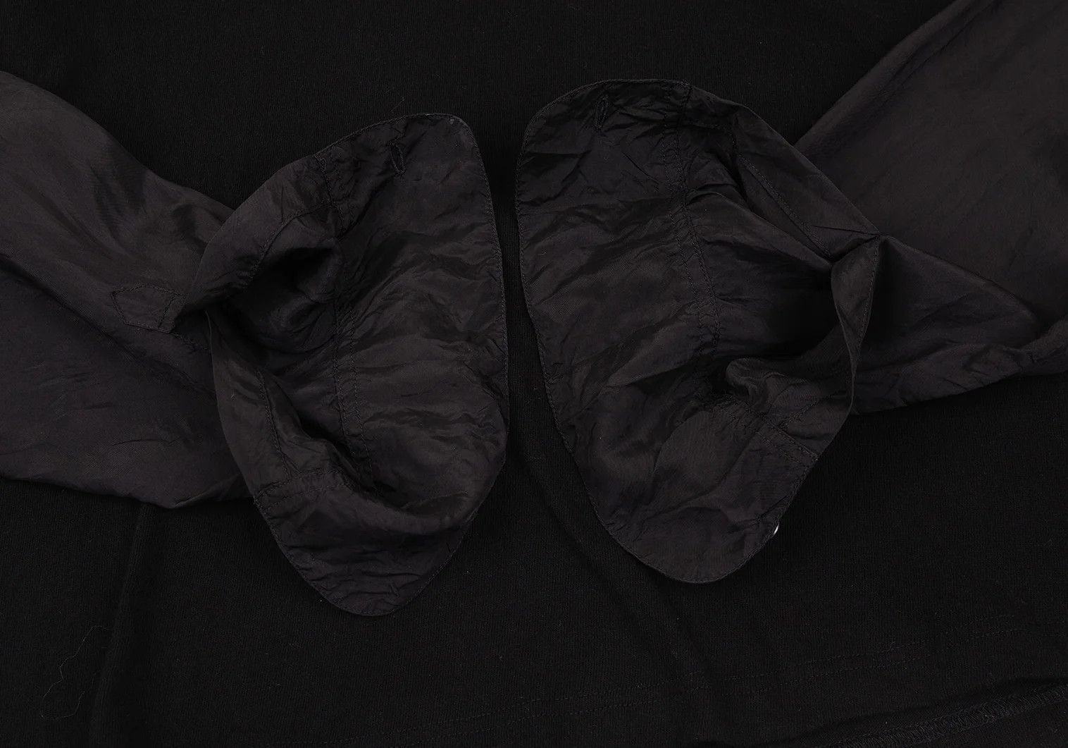 Yohji Yamamoto Yohji Yamamoto Cotton Sleeve-Contrast T-Shirt Size US L / EU 52-54 / 3 - 12 Thumbnail