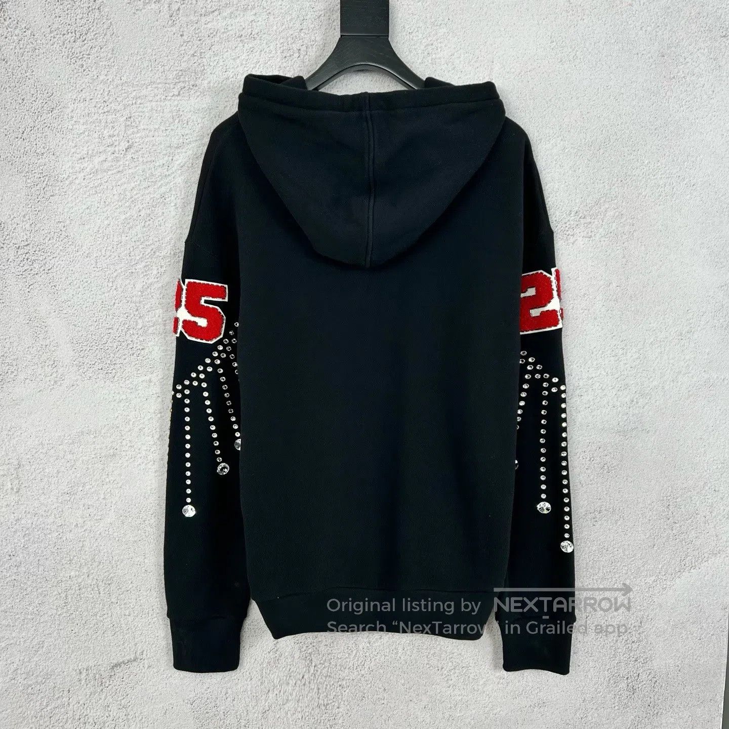 Gucci Guicci Square retro logo hoodie with water diamonds and a Size US M / EU 48-50 / 2 - 2 Thumbnail