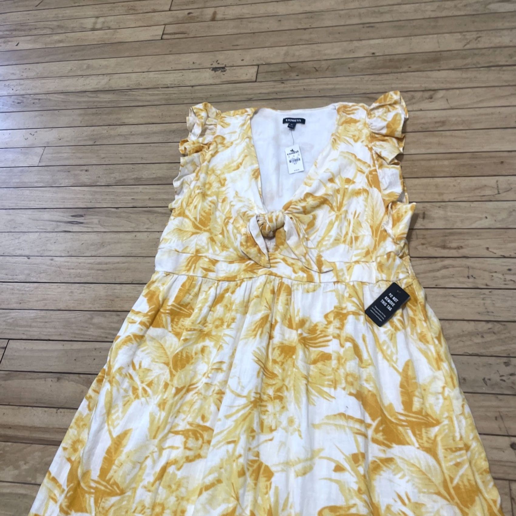 Express Express Dress Shirt Size XL / US 12-14 / IT 48-50 - 5 Thumbnail