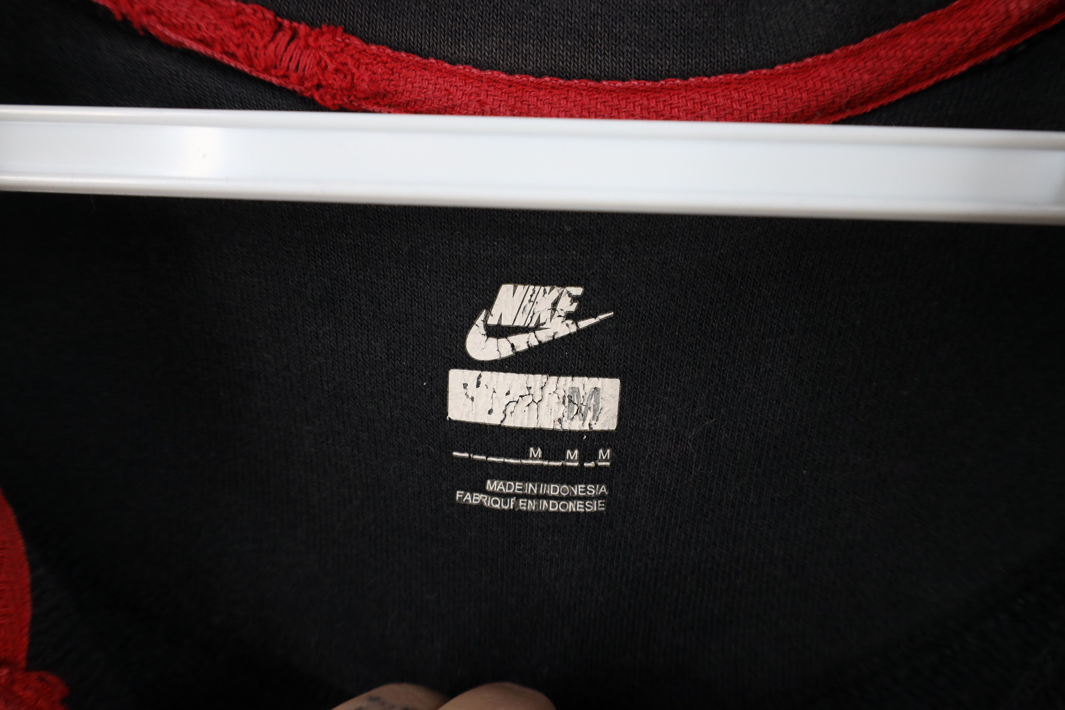 Nike Vintage Y2K Nike Scott Mini Swoosh Full Zip Hoodie Black Size US M / EU 48-50 / 2 - 7 Thumbnail