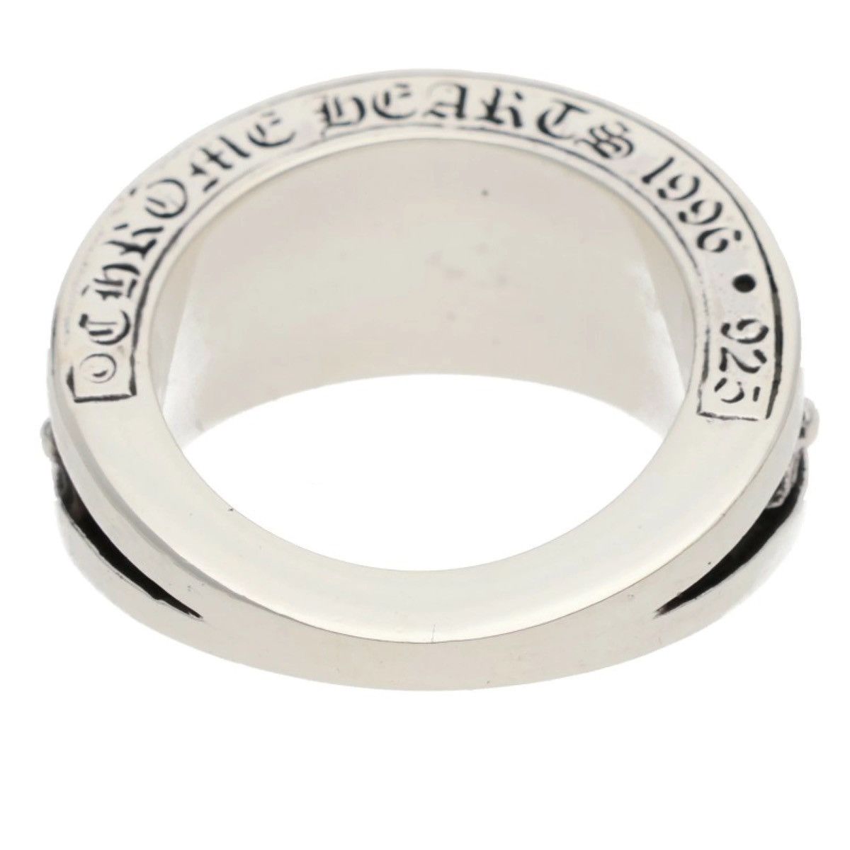Chrome Hearts US 8-8.5 chrome hearts Cross Narrow Band Ring 16.5 Size ONE SIZE - 2 Thumbnail