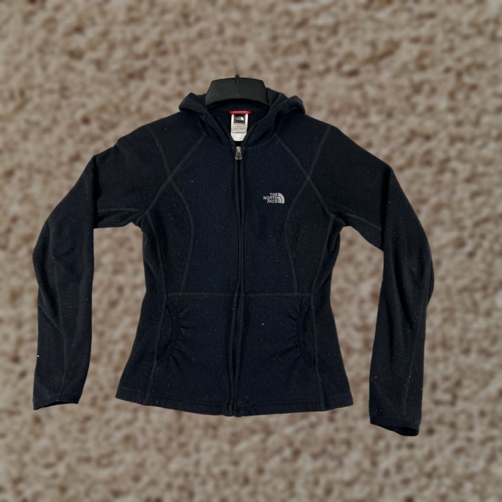 The North Face The North Face Jacket Extra Small Black Hooded Fleece Cozy Polyester Womens Size XS / US 0-2 / IT 36-38 - 1 Thumbnail