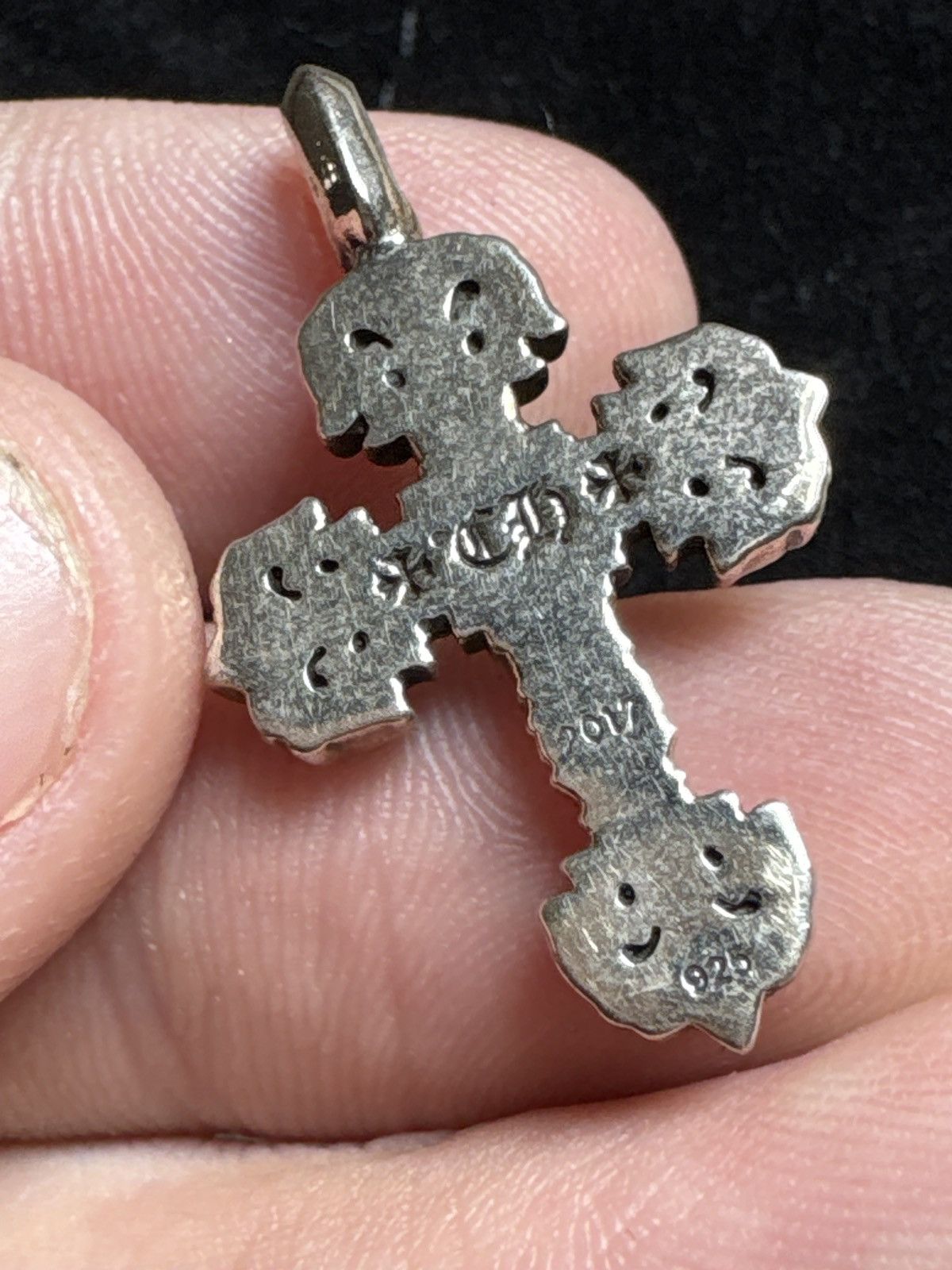 Chrome Hearts Plus Bracelet w/ Cross Charm +++