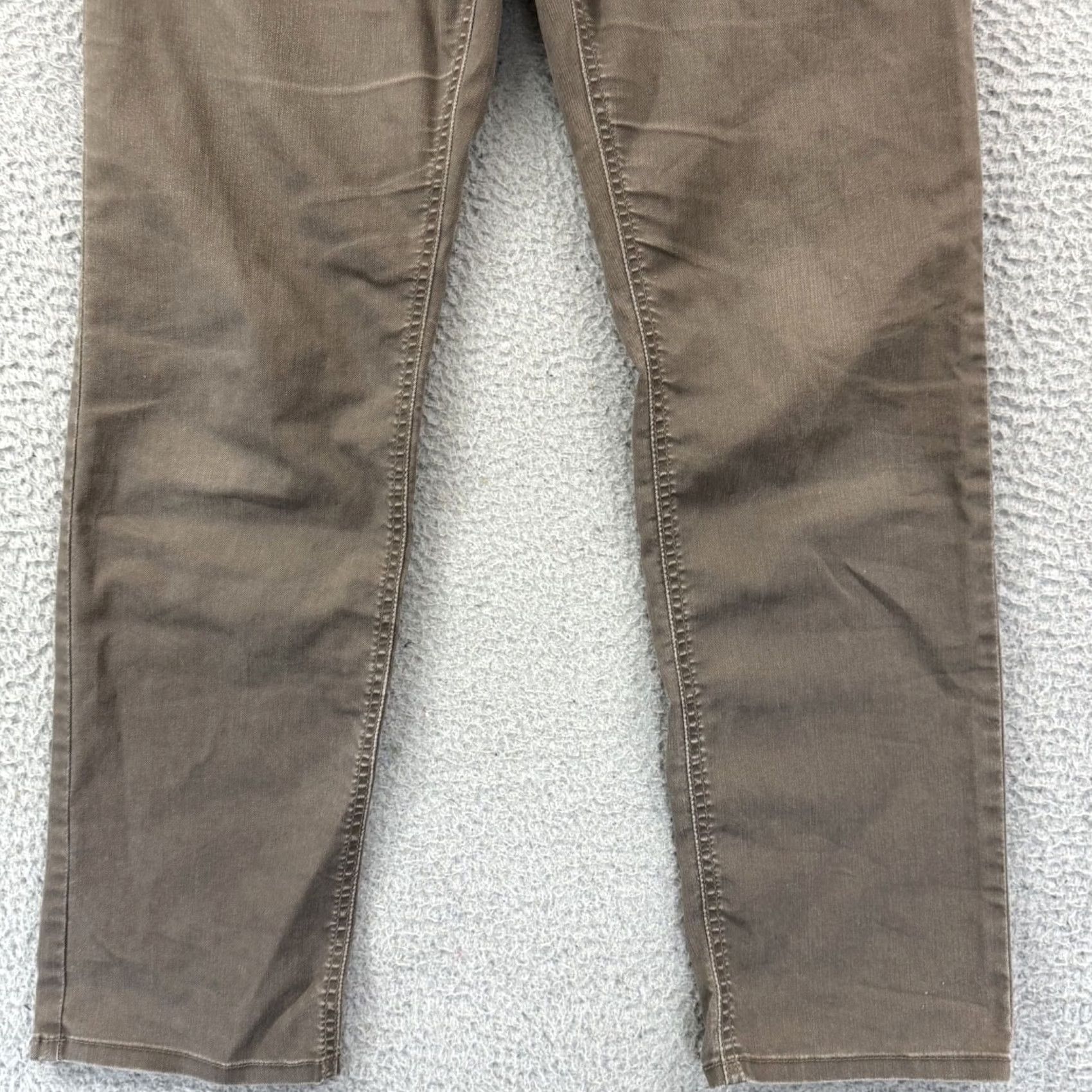 Prana prAna Jeans Mens 32x30 Brown Bridger Slim Fit Straight Stretch Hiking Outdoor Size US 32 / EU 48 - 2 Thumbnail