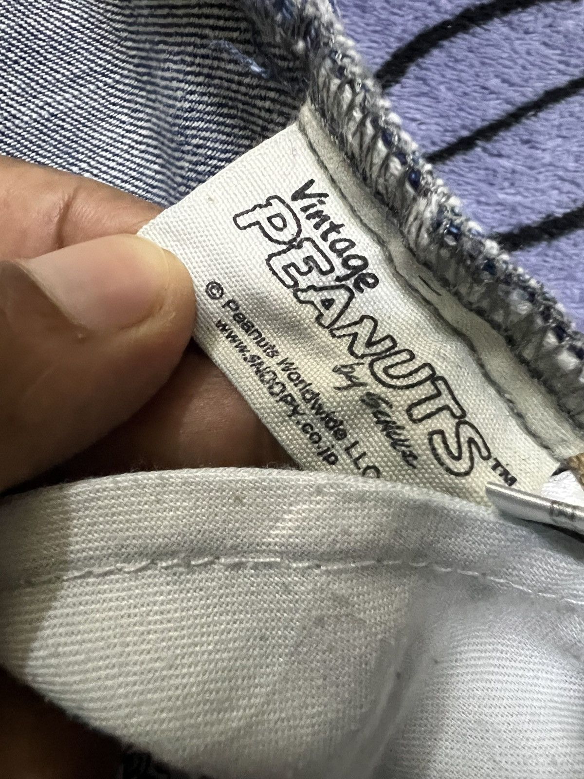Peanuts × Vintage PEANUTS - Patchwork jeans Size 30" / US 8 / IT 44 - 6 Thumbnail