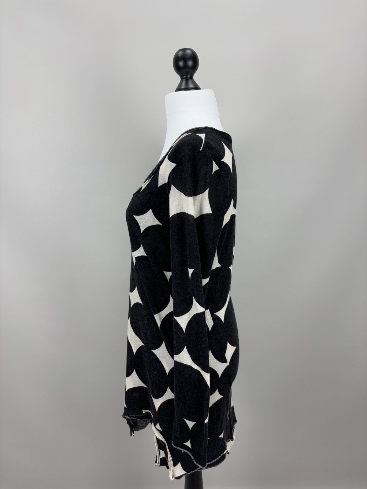 Japanese Brand × Rundholz Womens dress Rundholz Black Label Size M Color White/Black Size M / US 6-8 / IT 42-44 - 9 Thumbnail