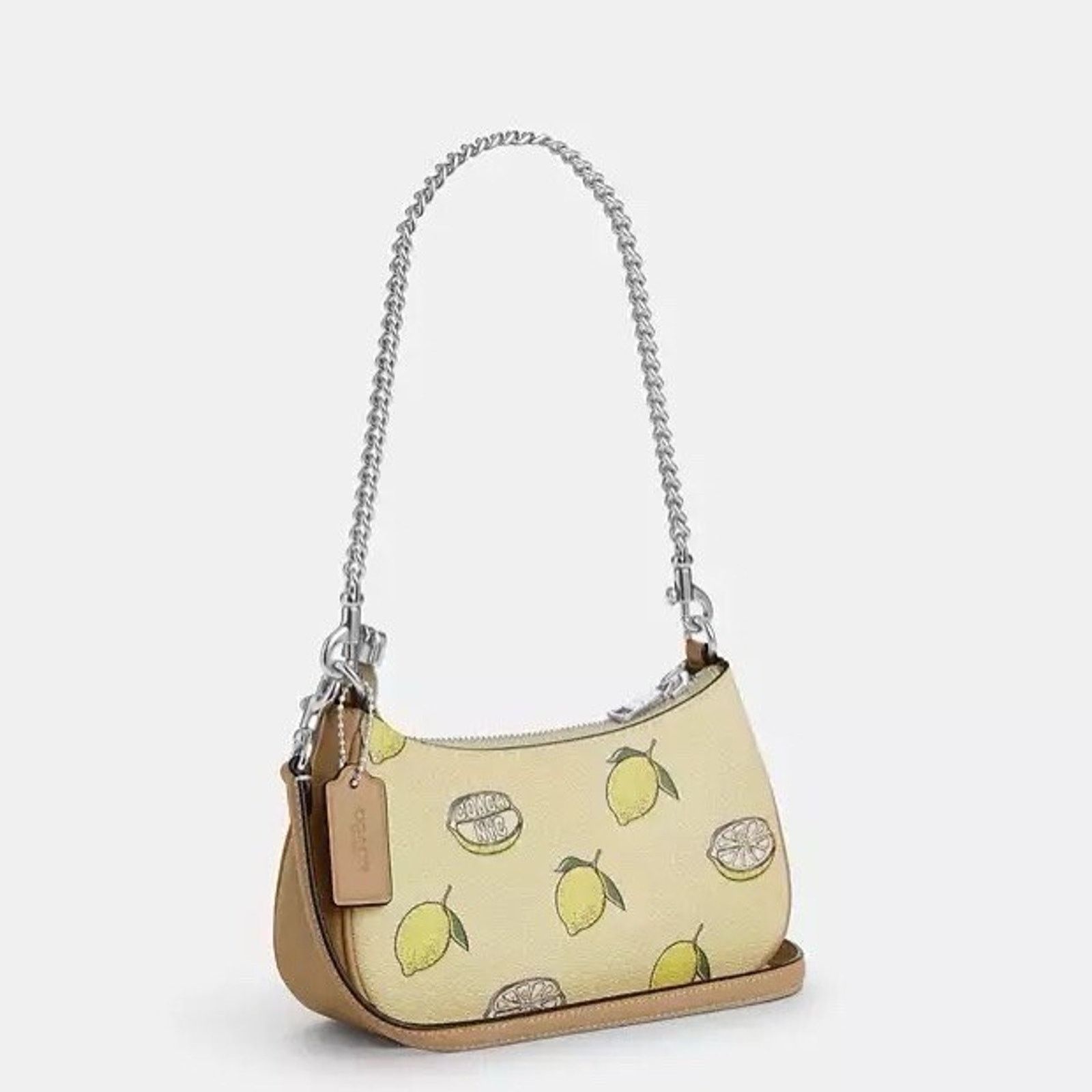 Coach NWT Coach Teri Mini Crossbody Bag Signature Lemon CAL21 Size ONE SIZE - 12 Thumbnail