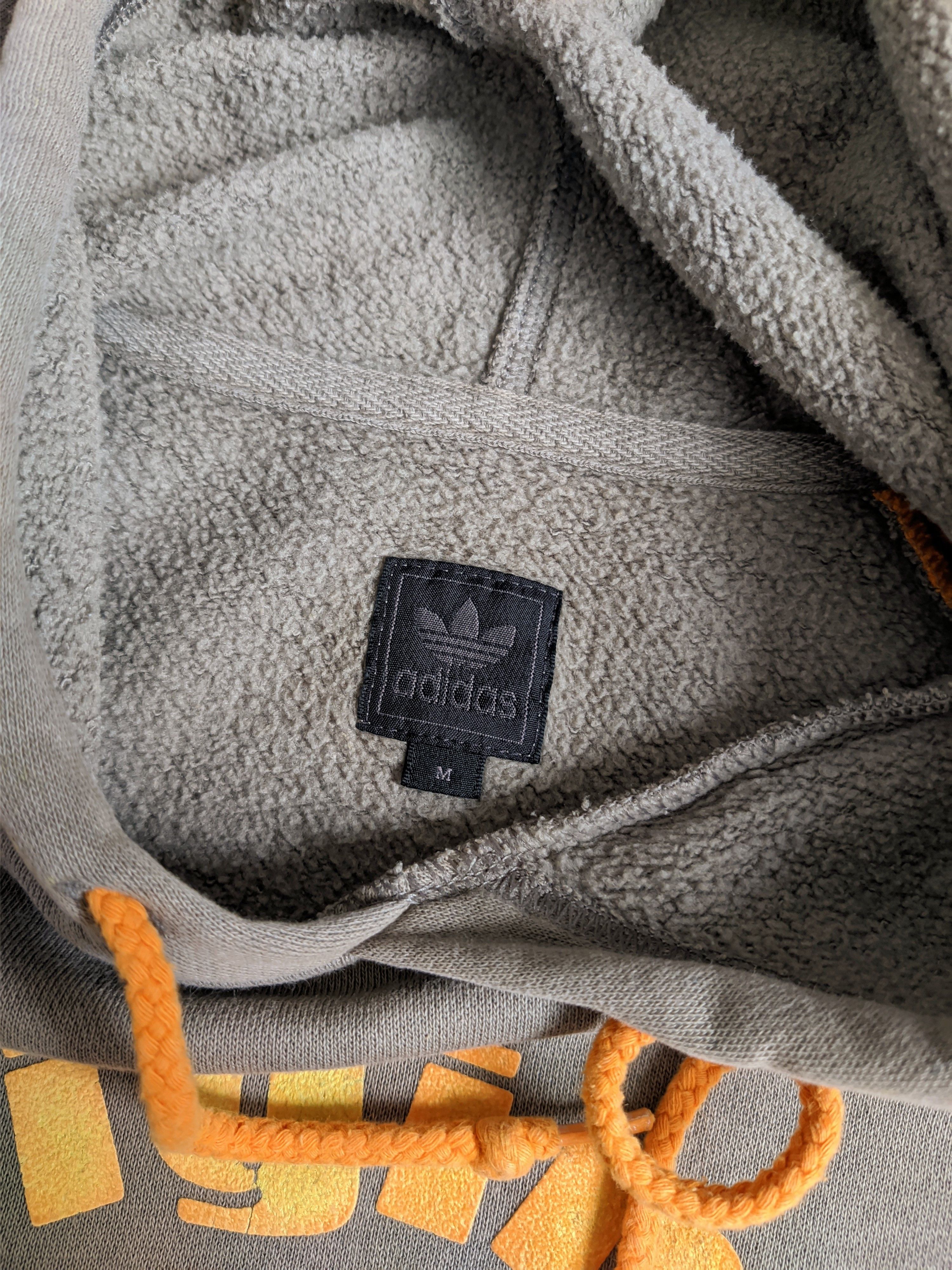 Adidas Vintage adidas hoodie brown 90s striped y2k Size US M / EU 48-50 / 2 - 5 Thumbnail