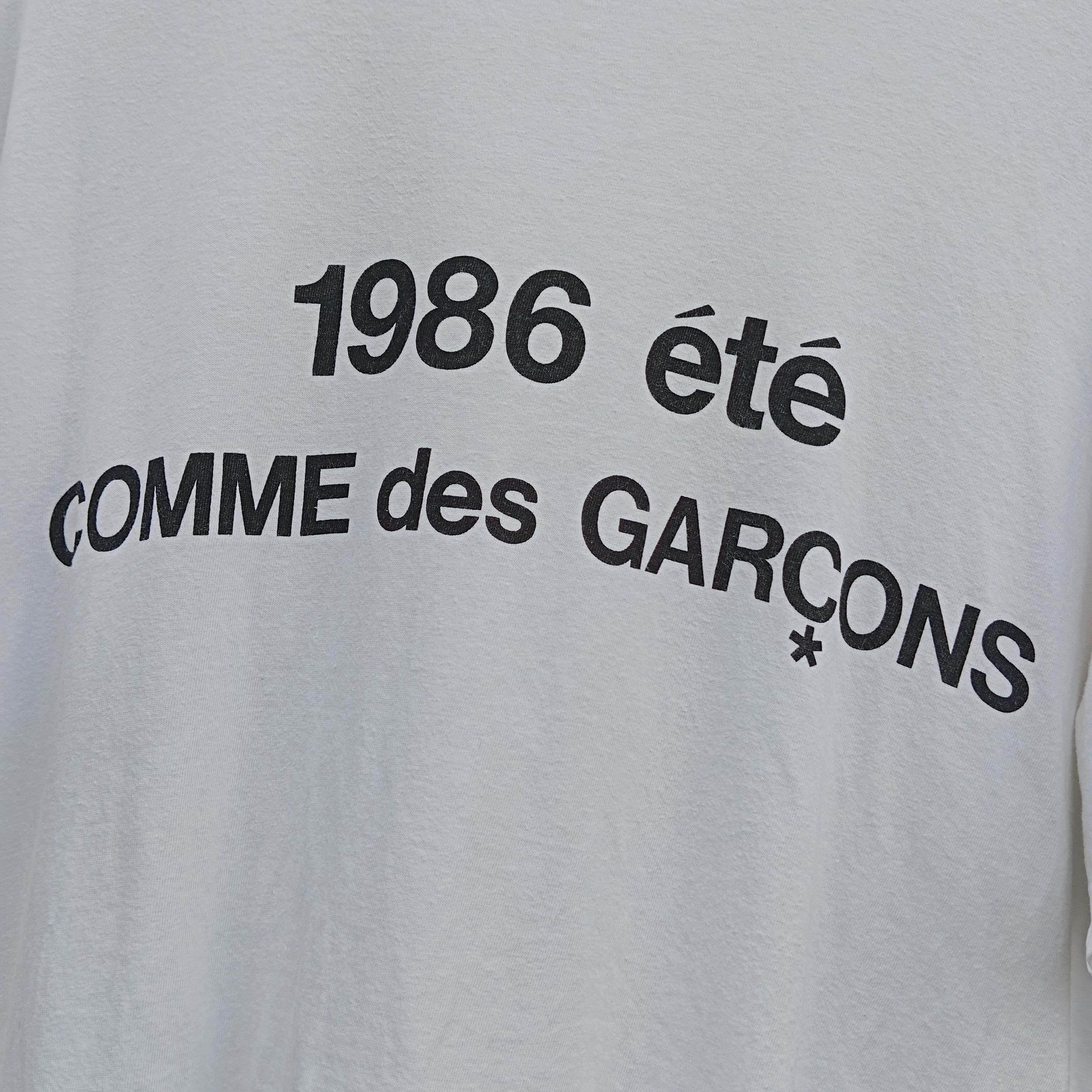 CDG by Comme des Garcons SZ- T021 CDG 1986 été Comme des Garçons t shirt Size US XL / EU 56 / 4 - 2 Thumbnail