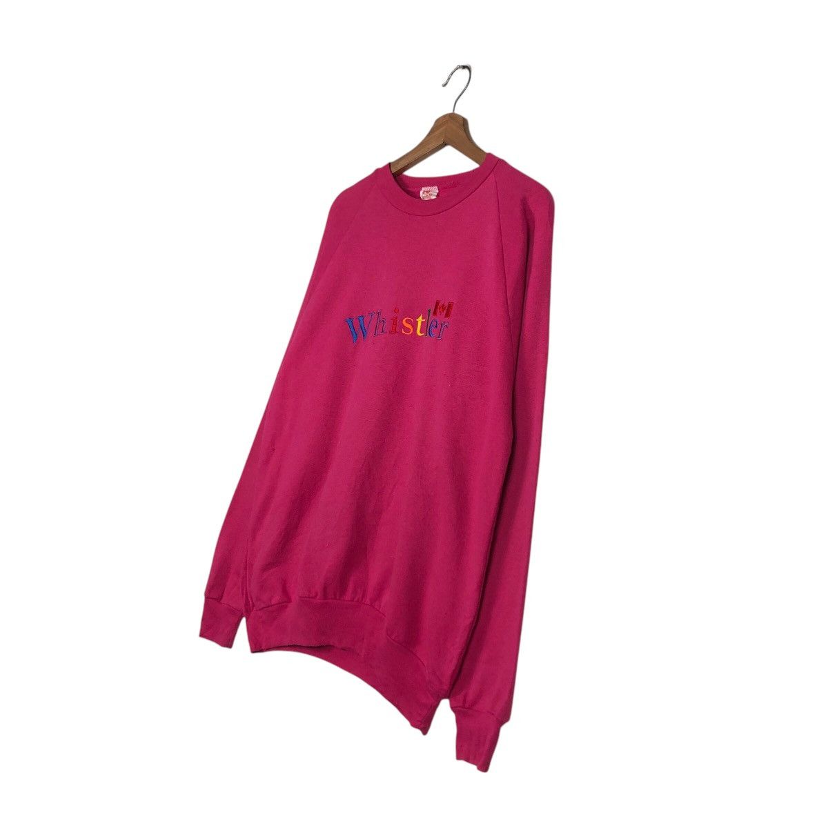 Japanese Brand × Vintage 📌Vintage Sweatshirt Whistler Canada Big Logo Embroidered Size US L / EU 52-54 / 3 - 3 Thumbnail