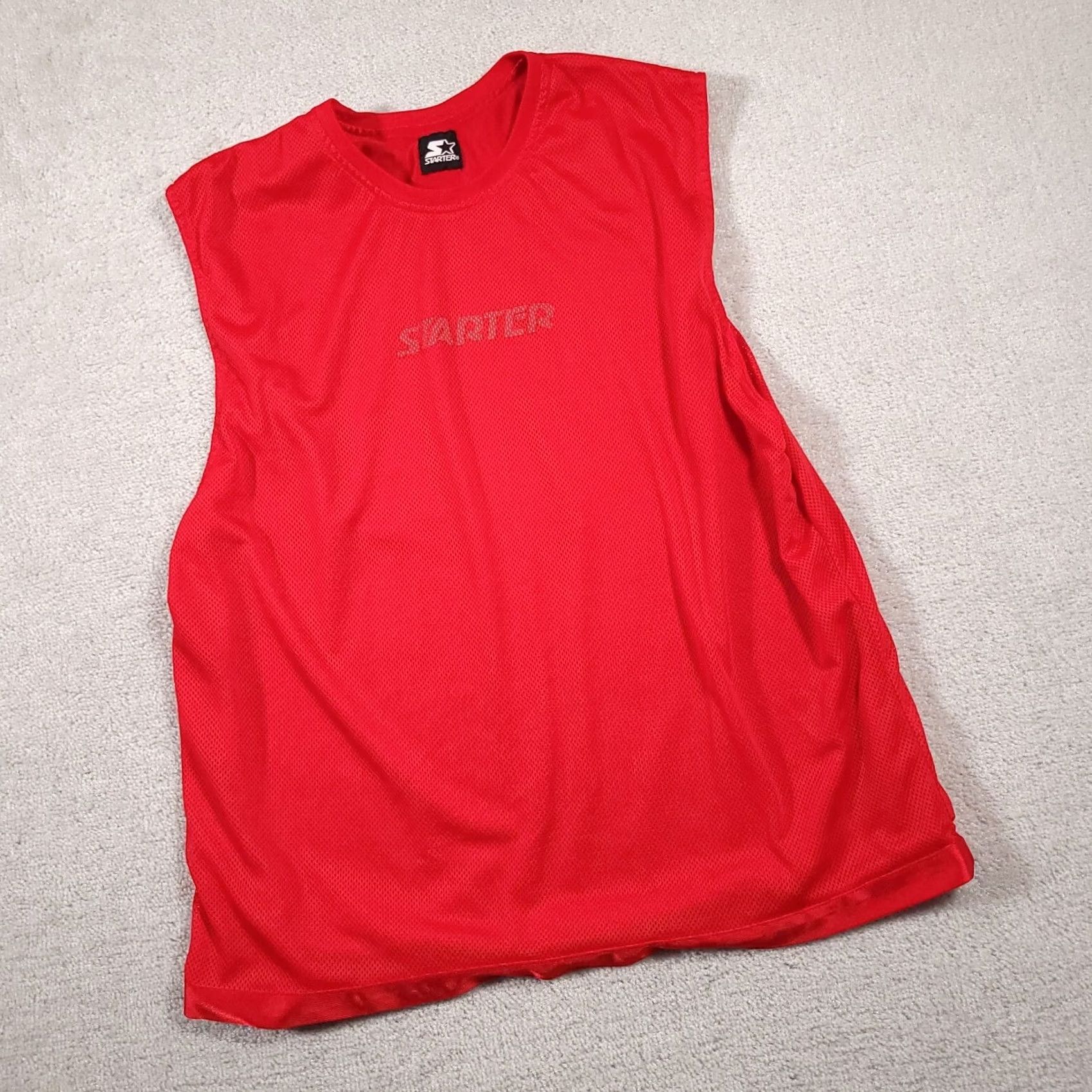Starter Starter Sleeveless Reversible Basketball Jersey Red Mens Size XL Size US XL / EU 56 / 4 - 5 Thumbnail