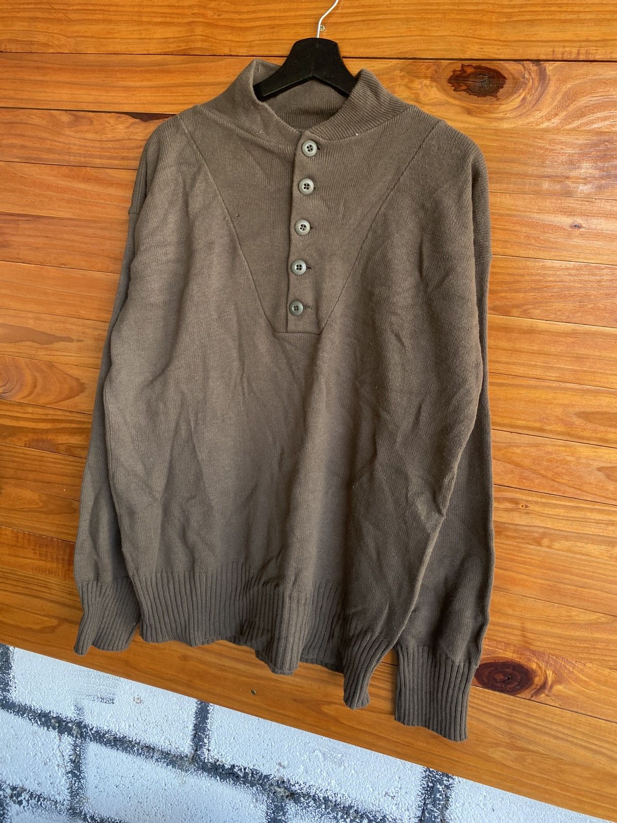 Vintage Vintage OG Military Pullover Sweater - Mitt’s Mitts Inc. Size US XL / EU 56 / 4 - 4 Thumbnail