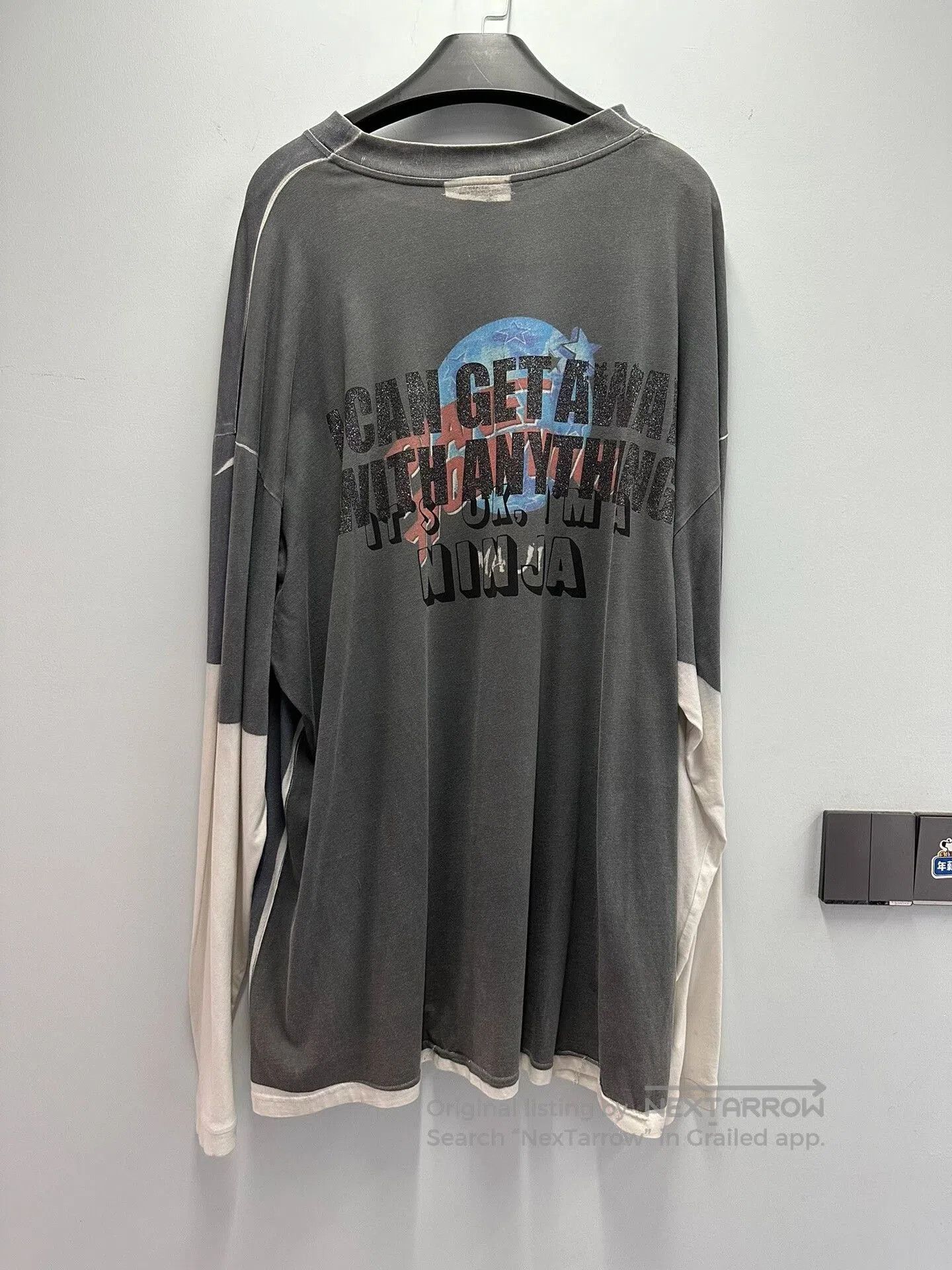 Vetements 3D Printed Long Sleeve T.