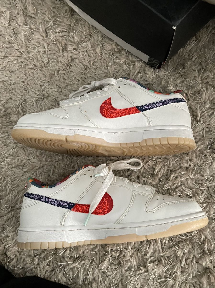 Nike Nike Dunk Low GS Multi Color Paisley Size US 7 / EU 40 - 3 Thumbnail
