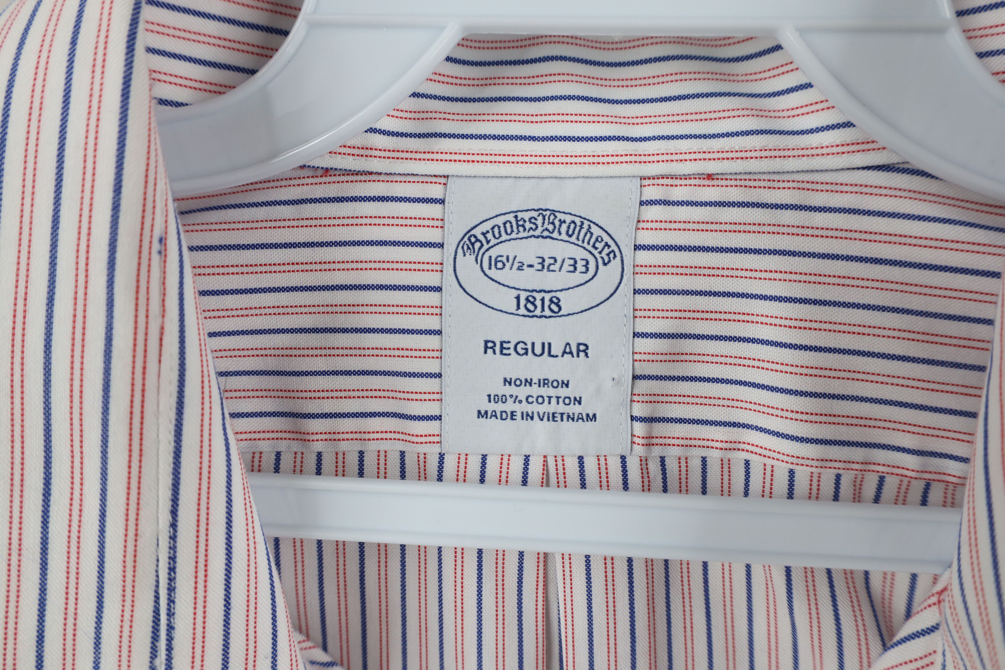 Brooks Brothers × Vintage Vintage Brooks Brothers Non Iron Collared Button Shirt Size US M / EU 48-50 / 2 - 9 Thumbnail
