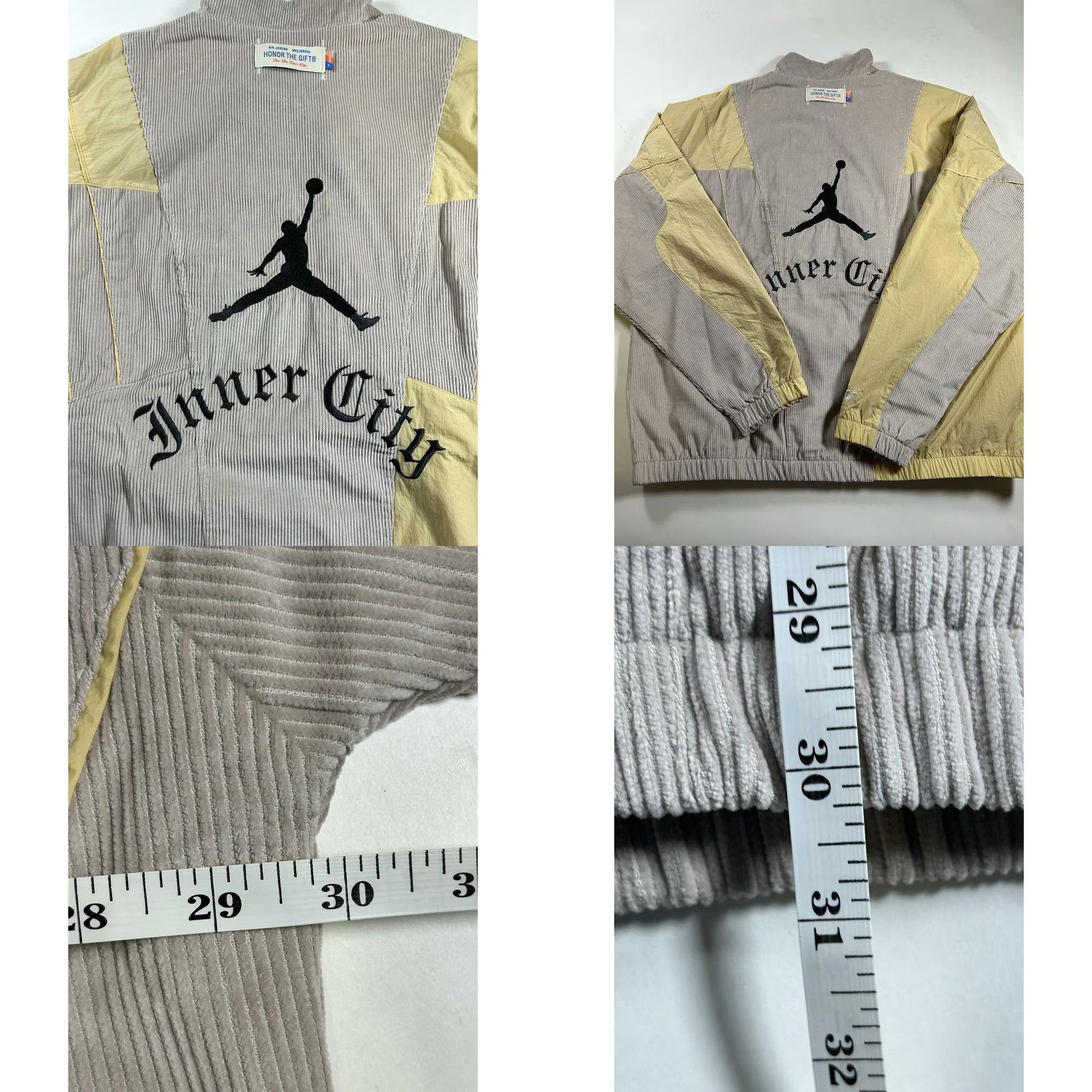 Jordan Brand Air Jordan x Honor The Gift Inner City Russell Westbrook Corduroy Jacket 2XL New Size US XXL / EU 58 / 5 - 10 Thumbnail